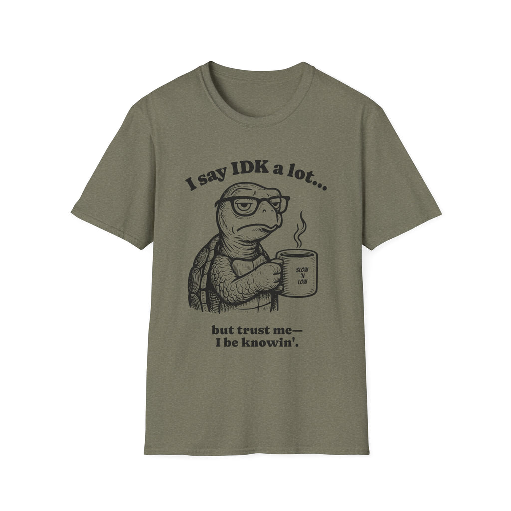 Funny Turtle Quote T-Shirt, Unisex XS-5X