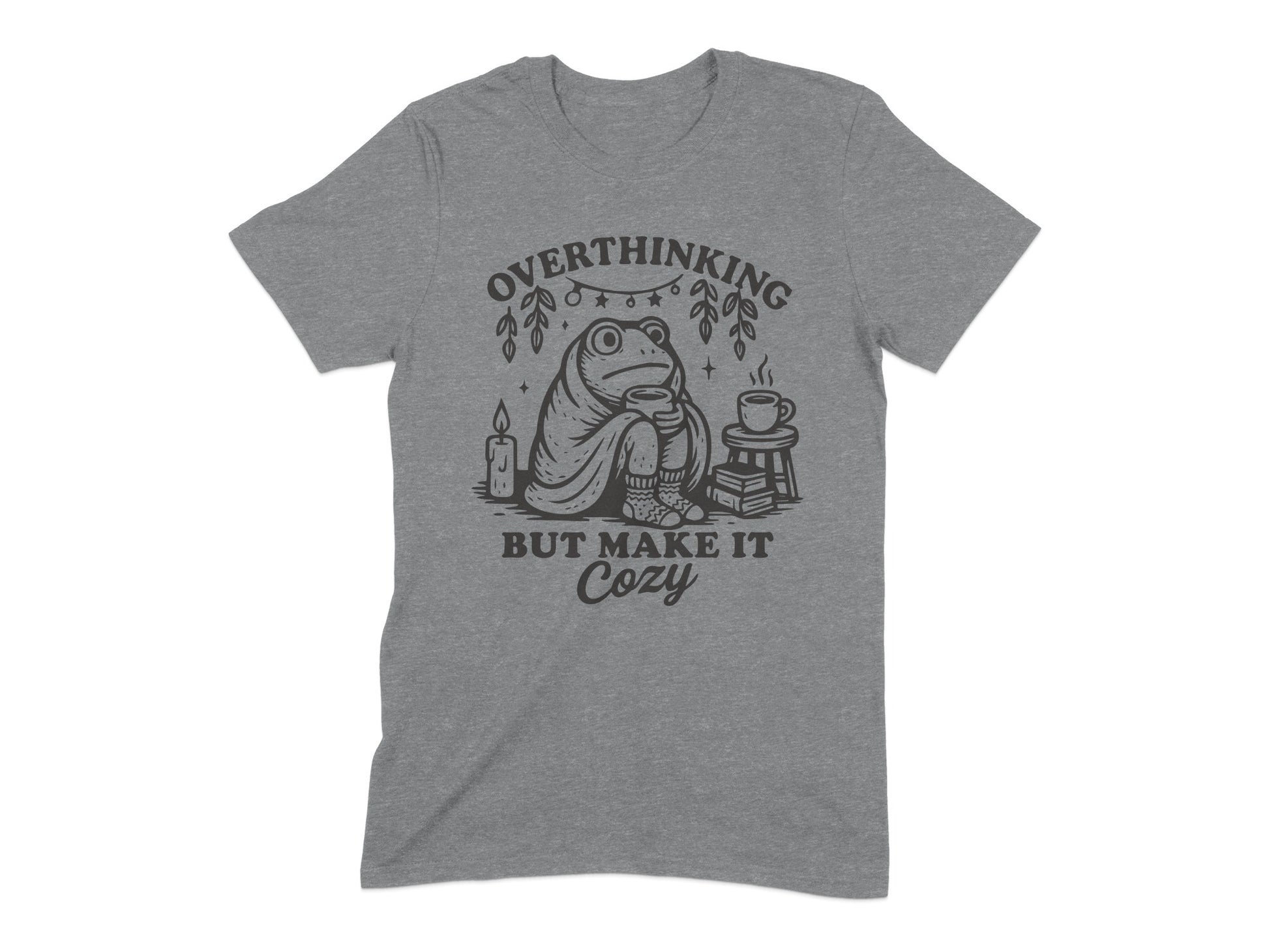 Overthinking But Make It Cozy Graphic Tee product