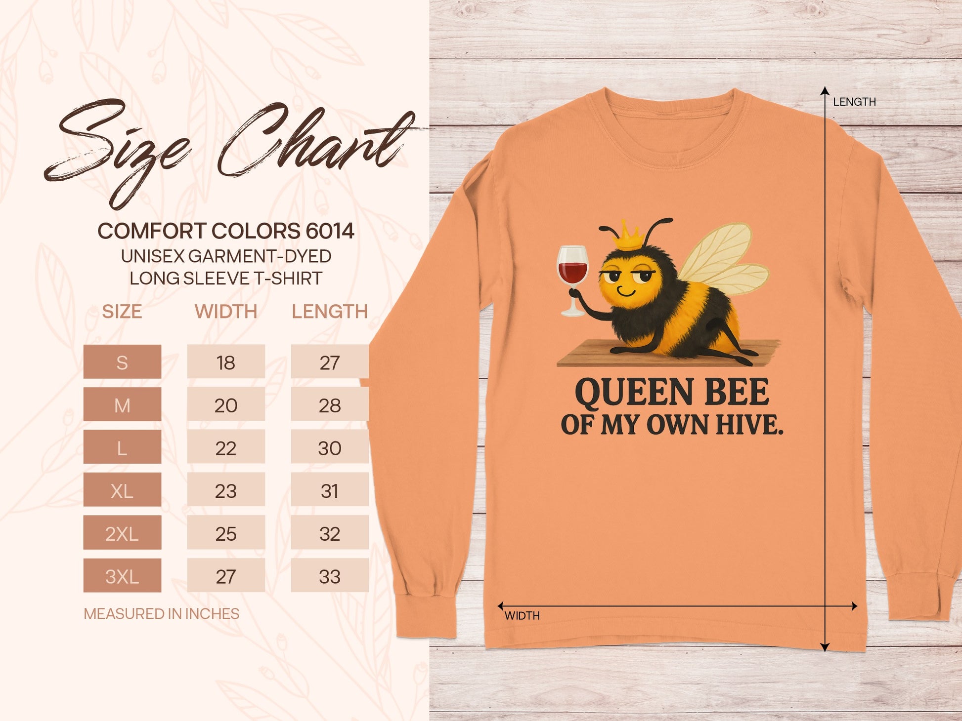 Queen Bee Of My Own Hive Long Sleeve T-shirt product type