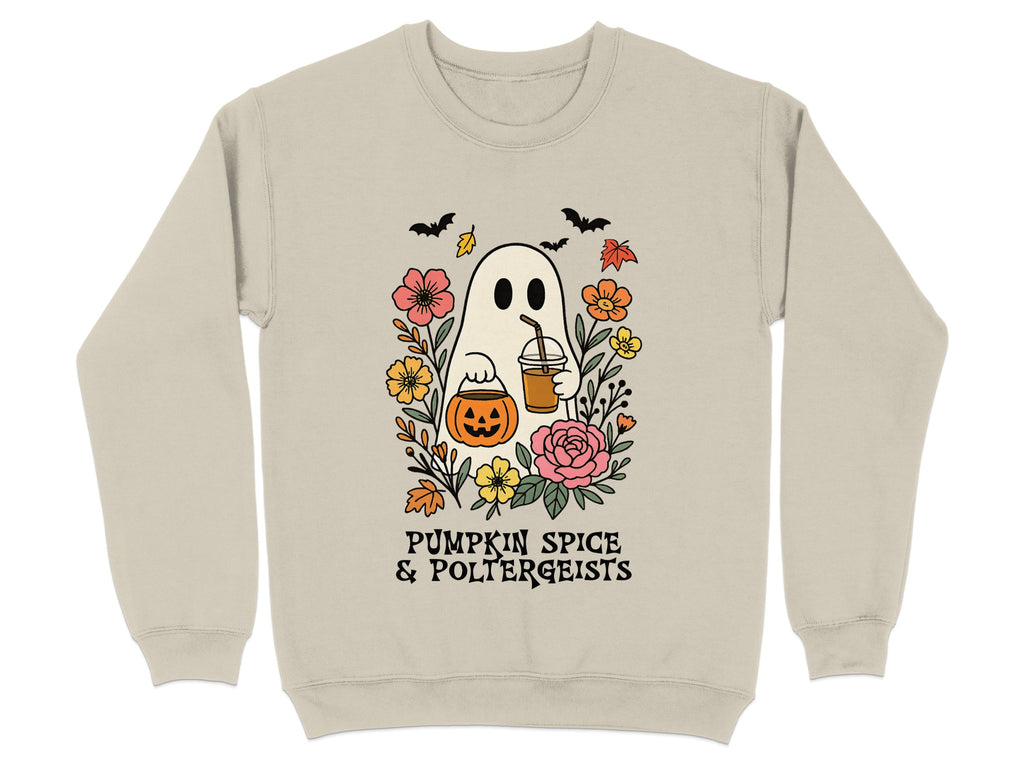 Pumpkin Spice and Poltergeists Ghost Sweatshirt product