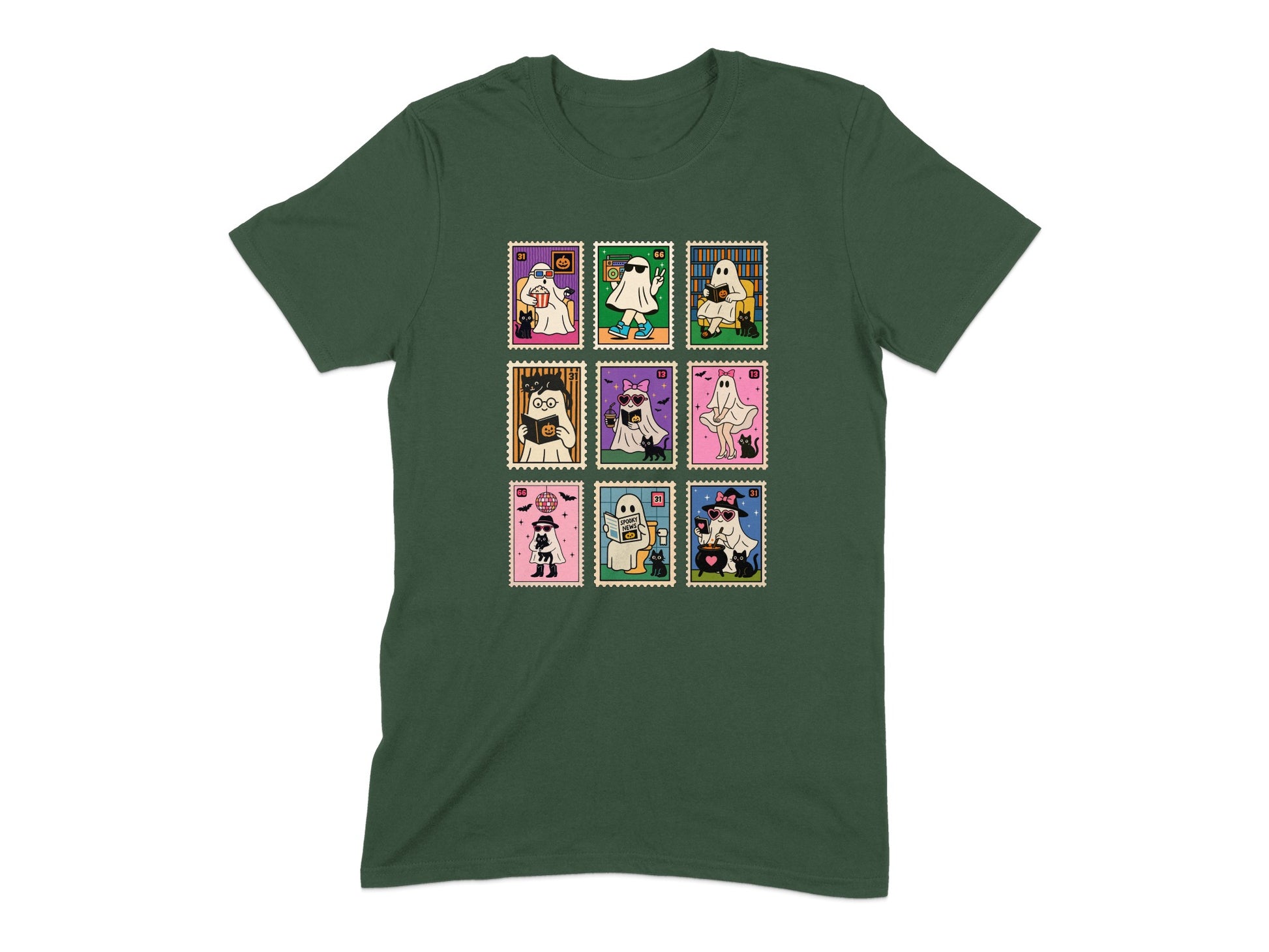 Vintage Halloween Characters Graphic T-shirt product