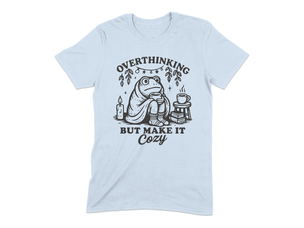 Overthinking But Make It Cozy Graphic Tee product