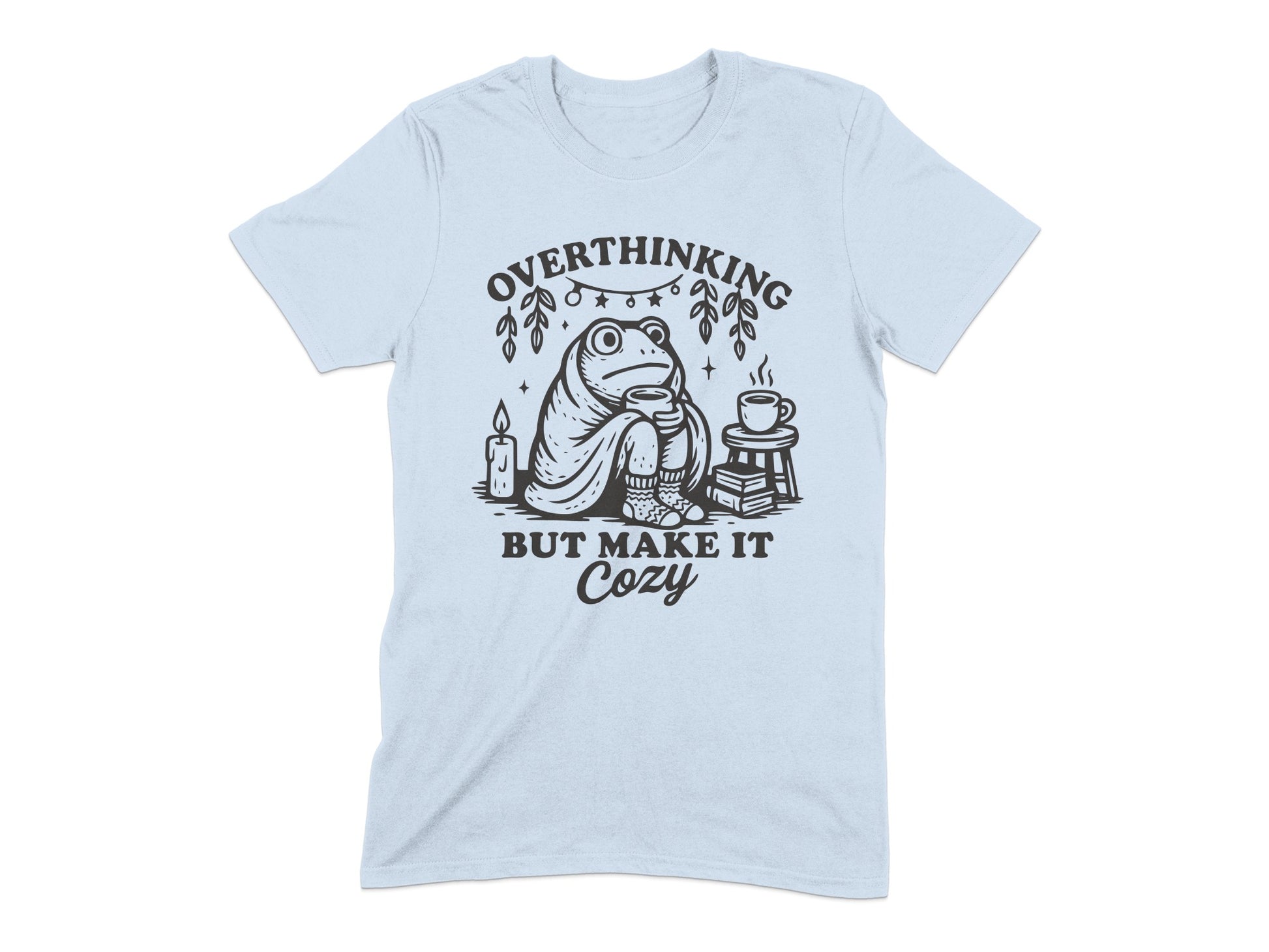 Overthinking But Make It Cozy Graphic Tee product