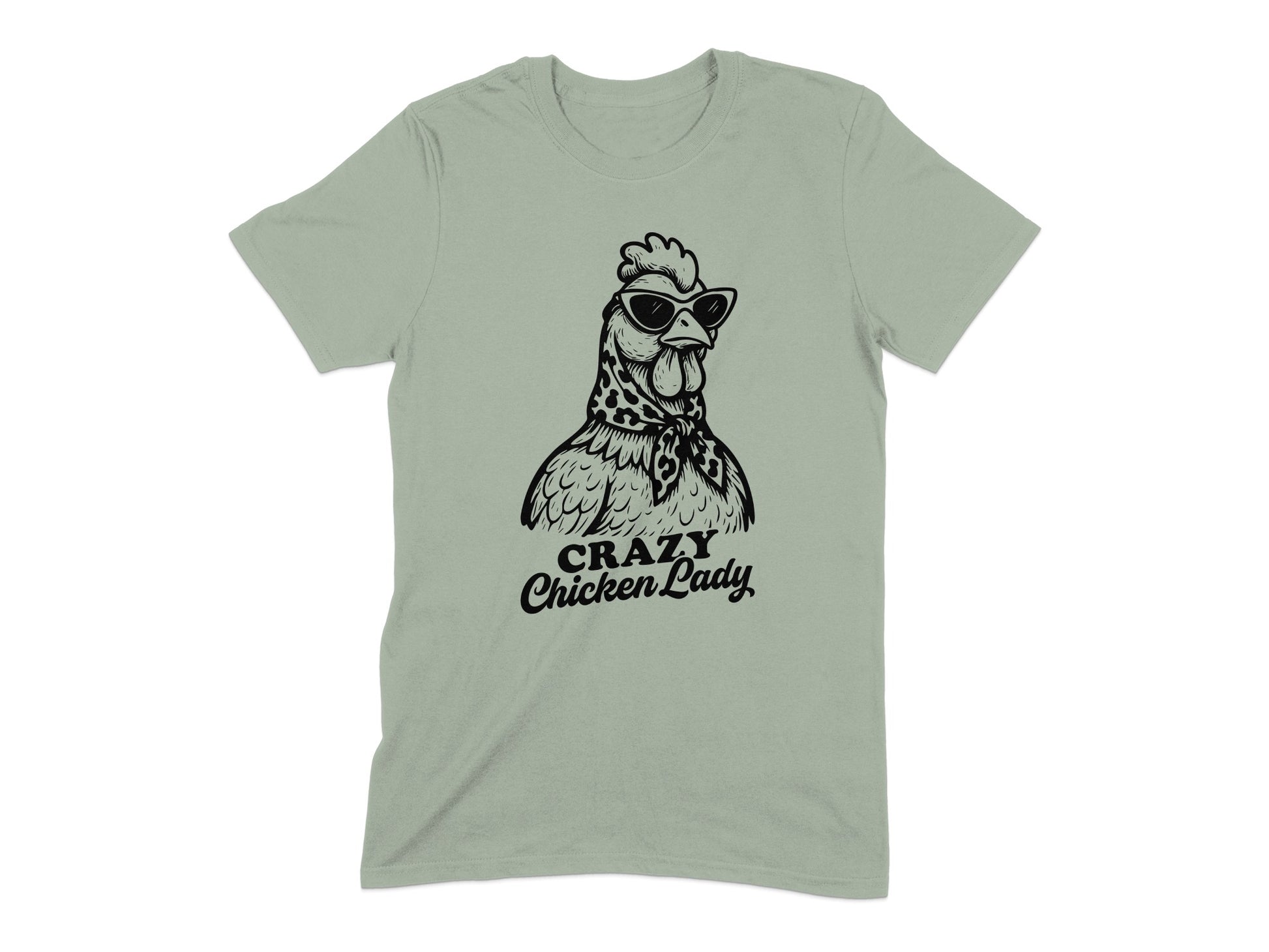 Crazy Chicken Lady With Sunglasses T-shirt product type