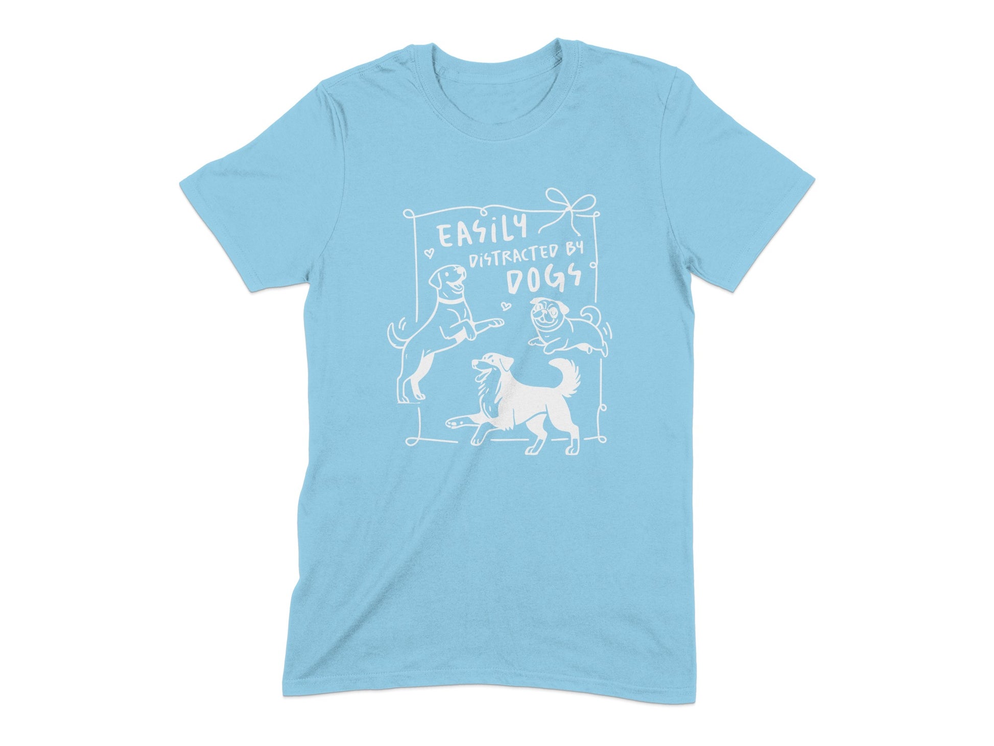 Easily Distracted by Dogs Graphic Tee product type