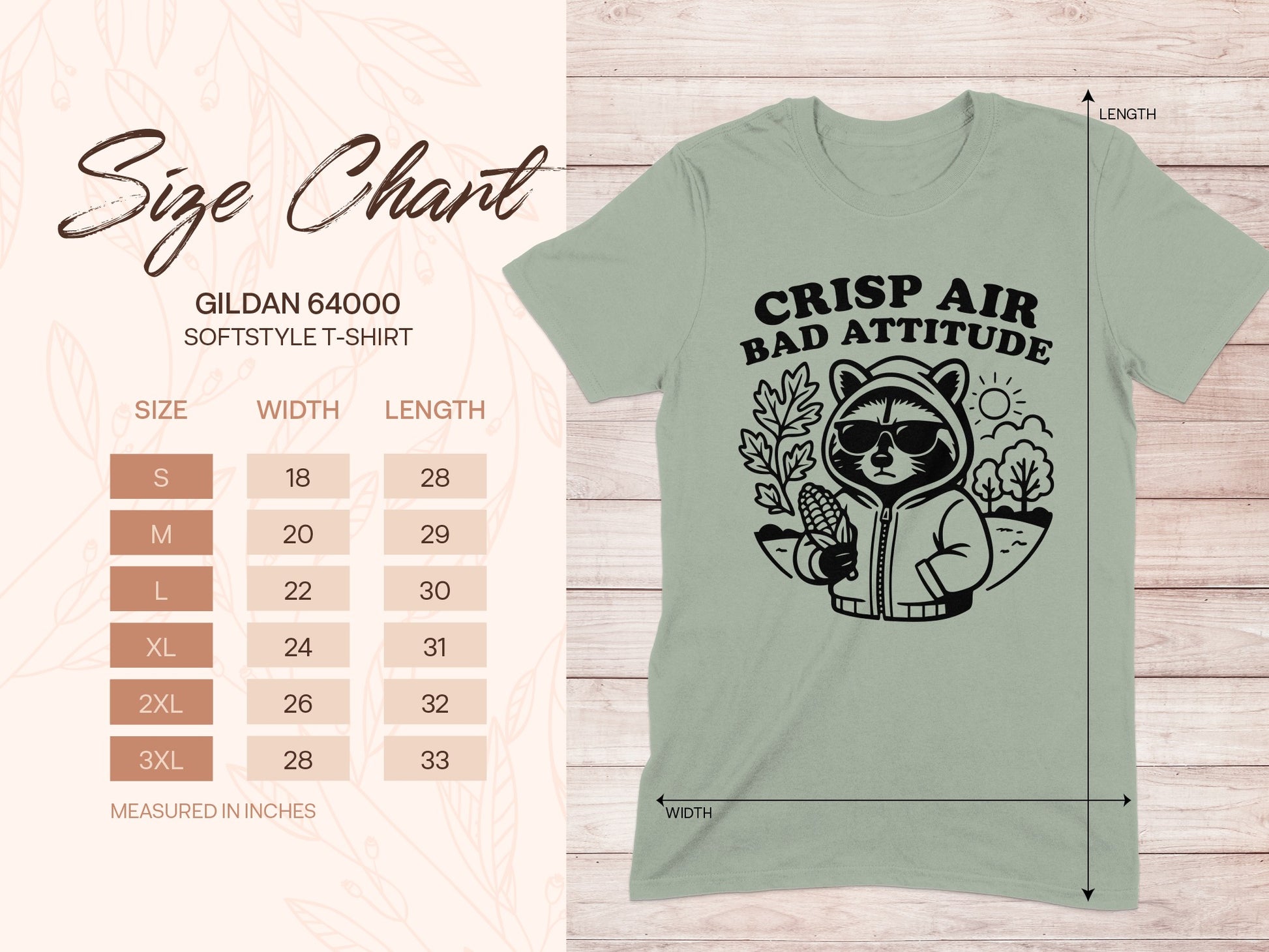 Crisp Air Bad Attitude Printed T-shirt product type