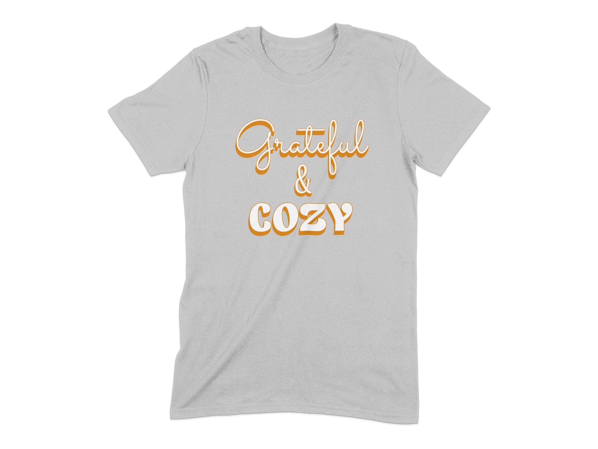 Grateful and Cozy Casual Graphic Tee Shirt product type