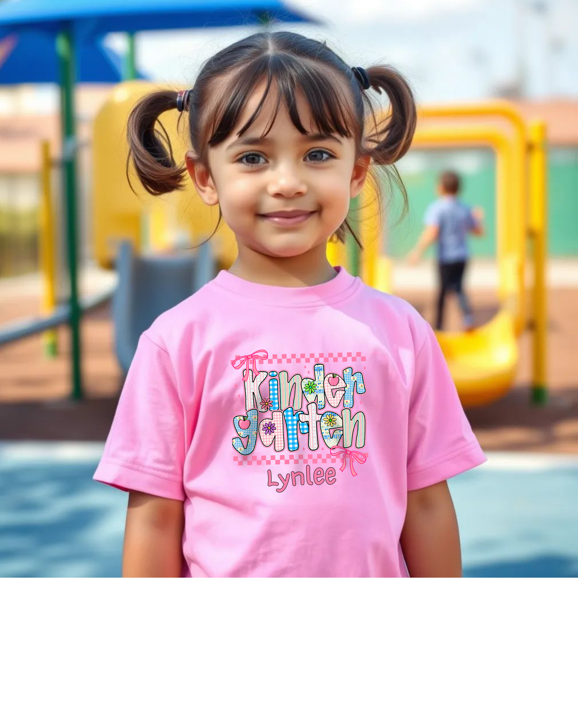 Kindergarten Personalized Back to School T-Shirt for Kids – Toddler Size 2T-5T - Custom Name – First Day of School Shirt