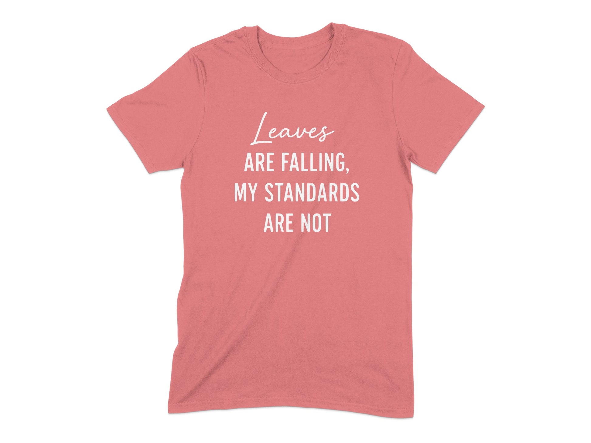 Leaves Are Falling My Standards Are Not T-shirt product