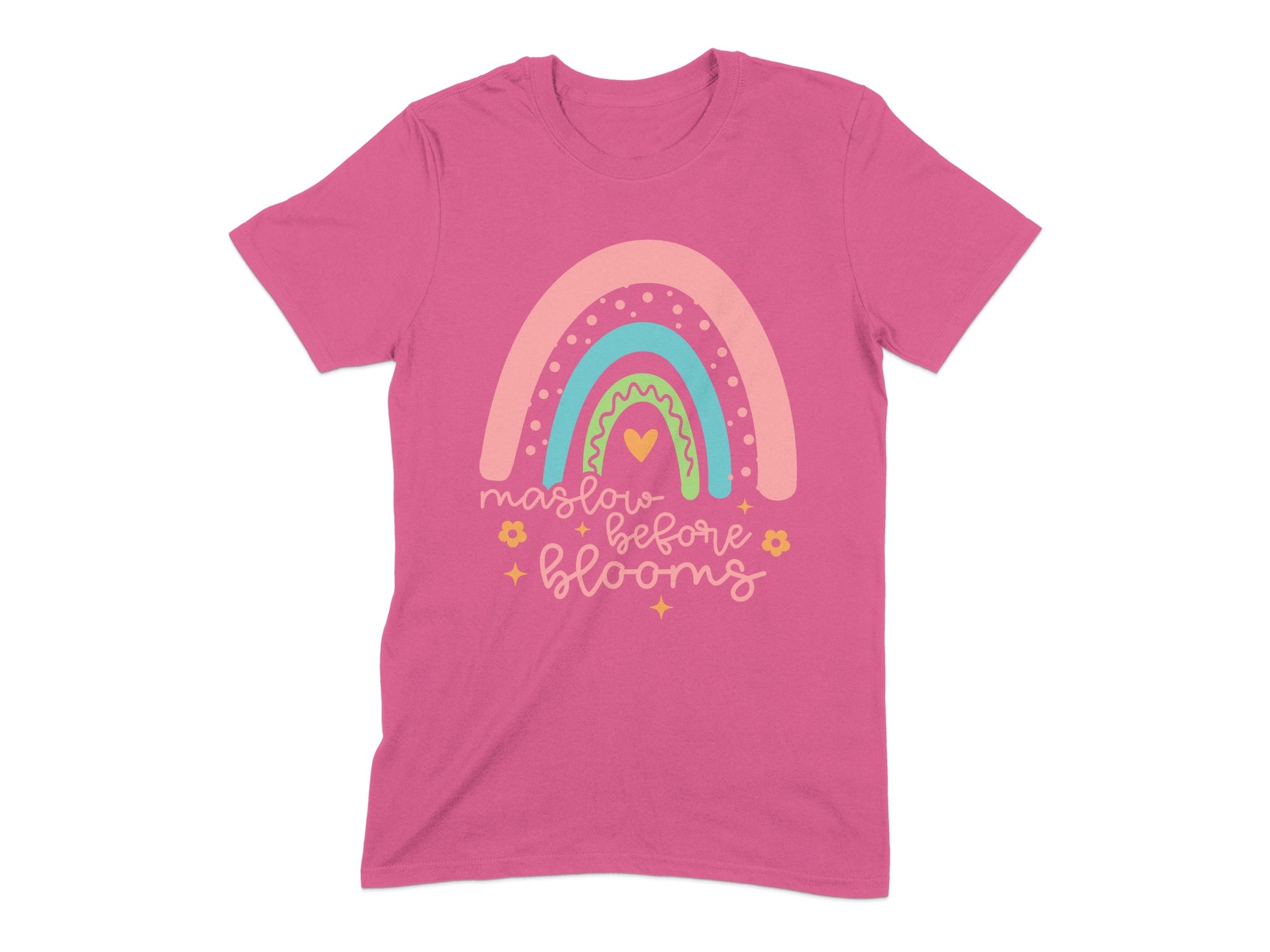 Vibrant Encouraging Rainbow Design T-shirt product