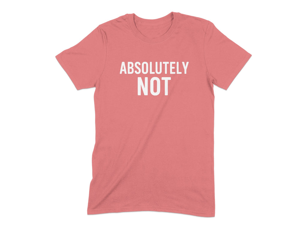 Absolutely Not Graphic T-Shirt Casual Statement product type