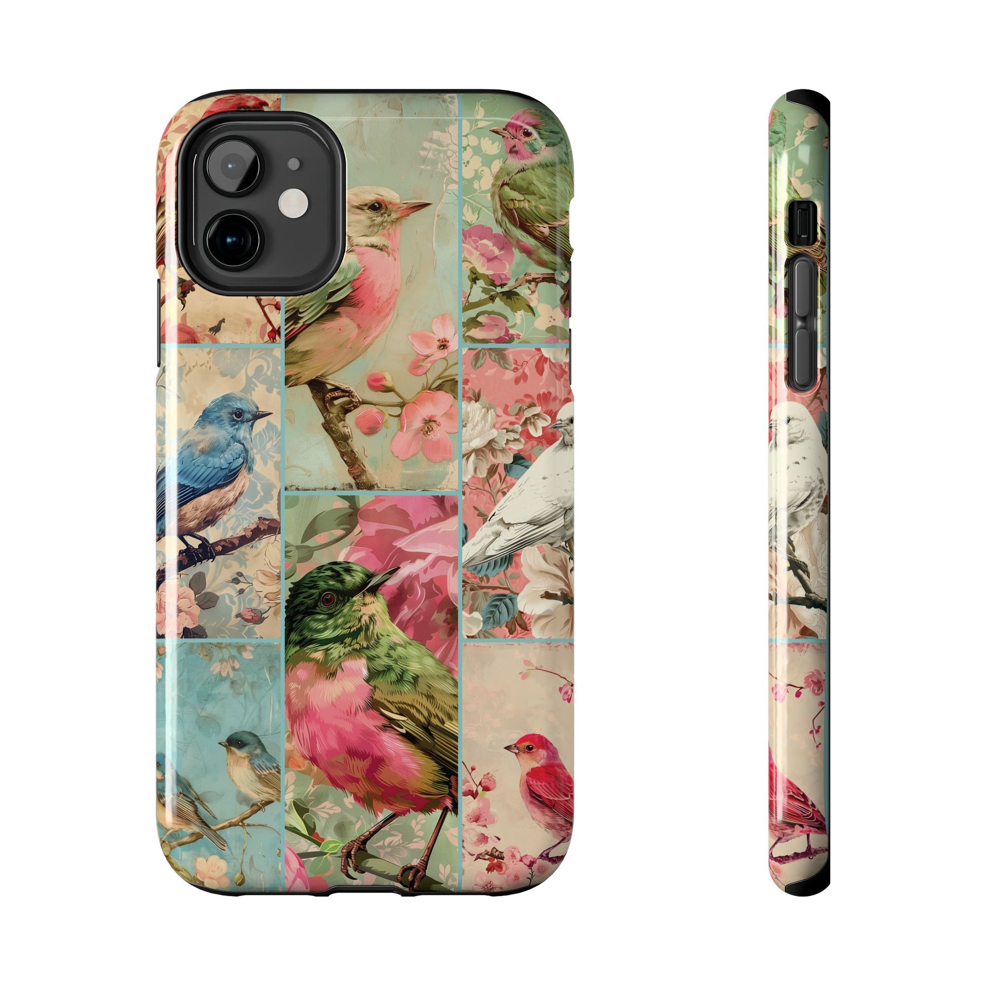 Vintage Birds & Florals Phone Case