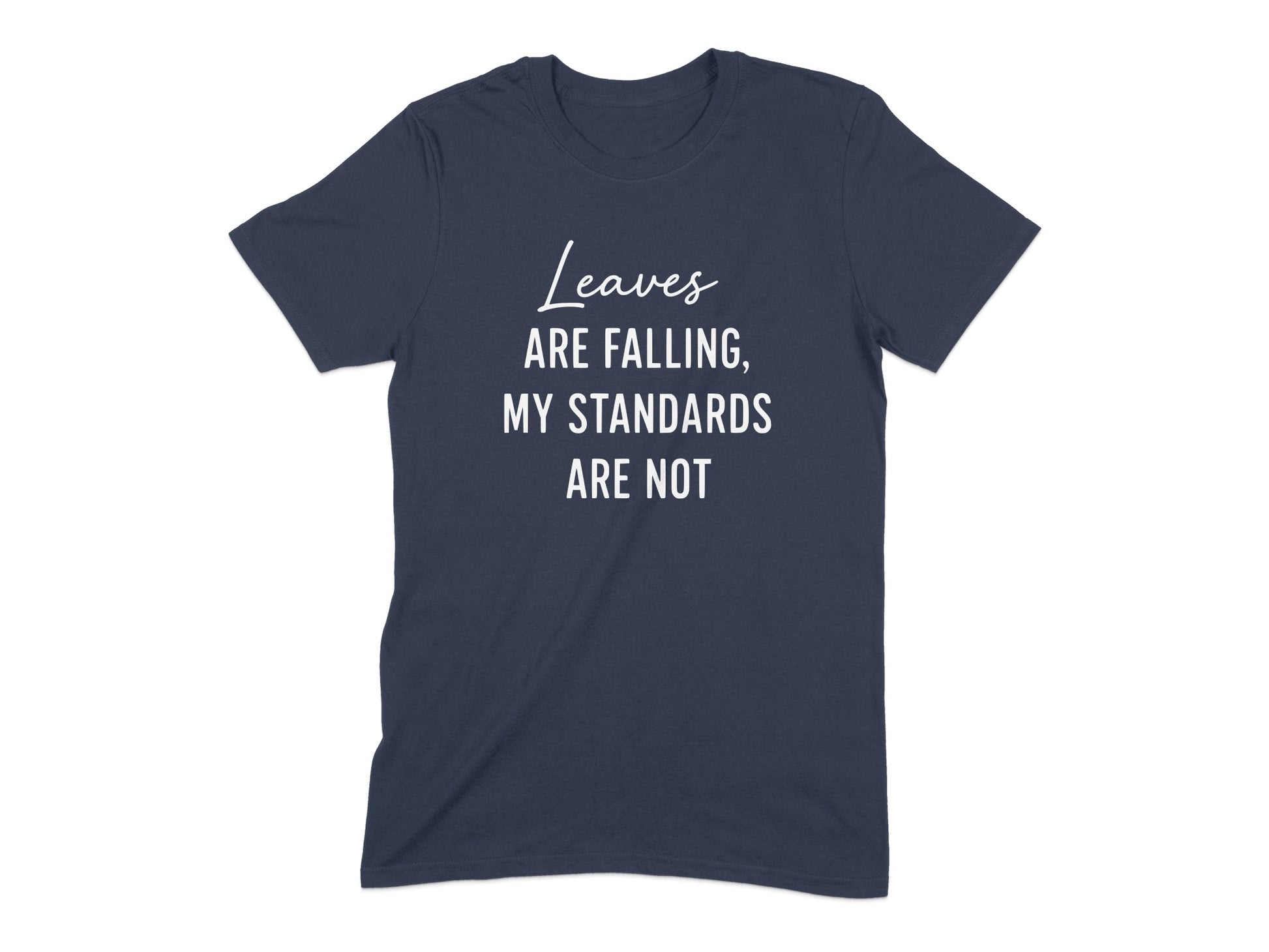 Leaves are Falling My Standards are Not product type