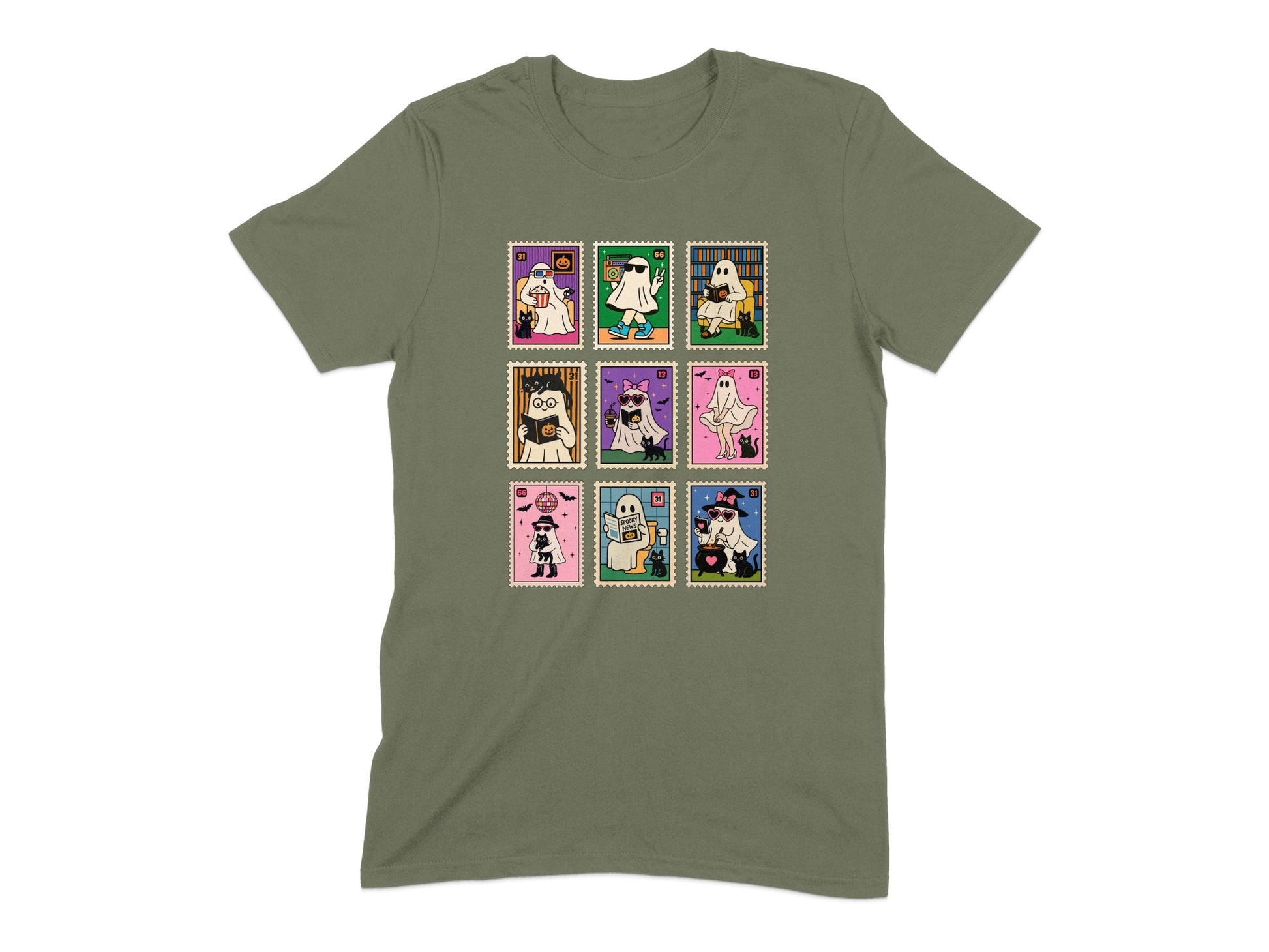 Retro Halloween Theme Graphic T-shirt product
