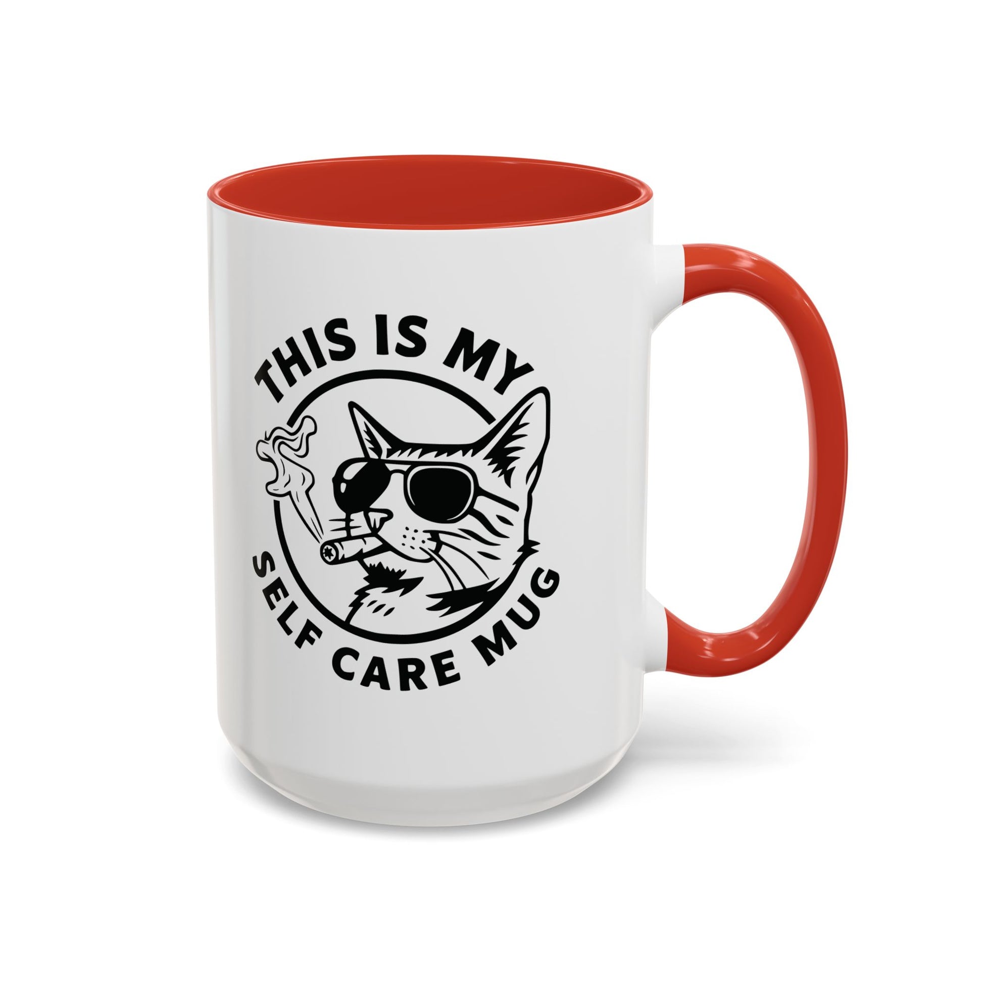 This Is My Self Care Mug — Sarcastic Cat Coffee Mug Ceramic Mug - 11oz & 15oz Coffee Cup