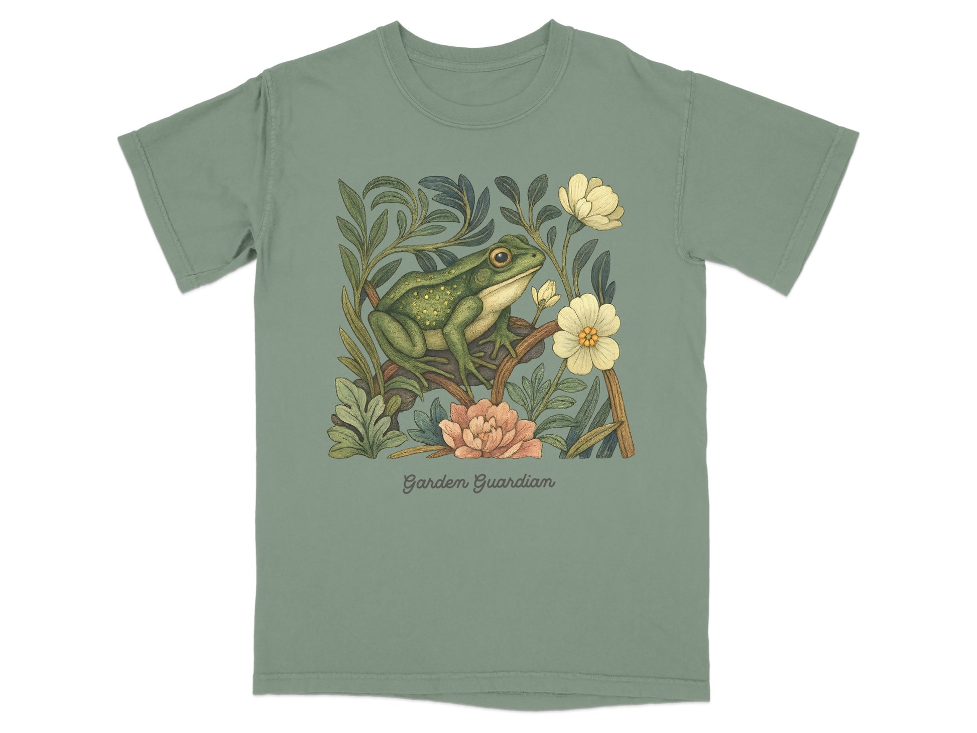 Garden Guardian Frog T-shirt delightful product