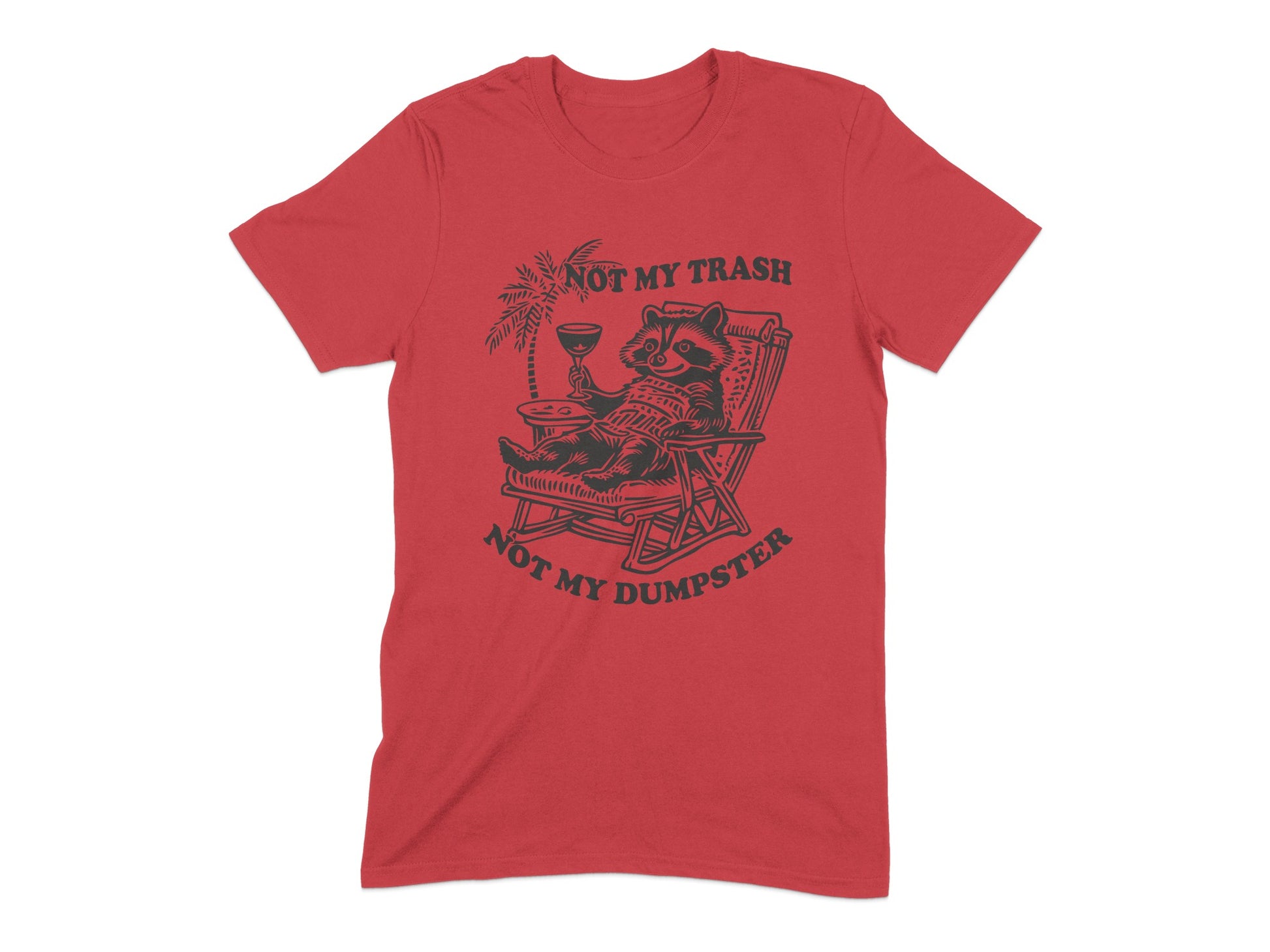 Funny Raccoon Trash Talking Graphic Tee product