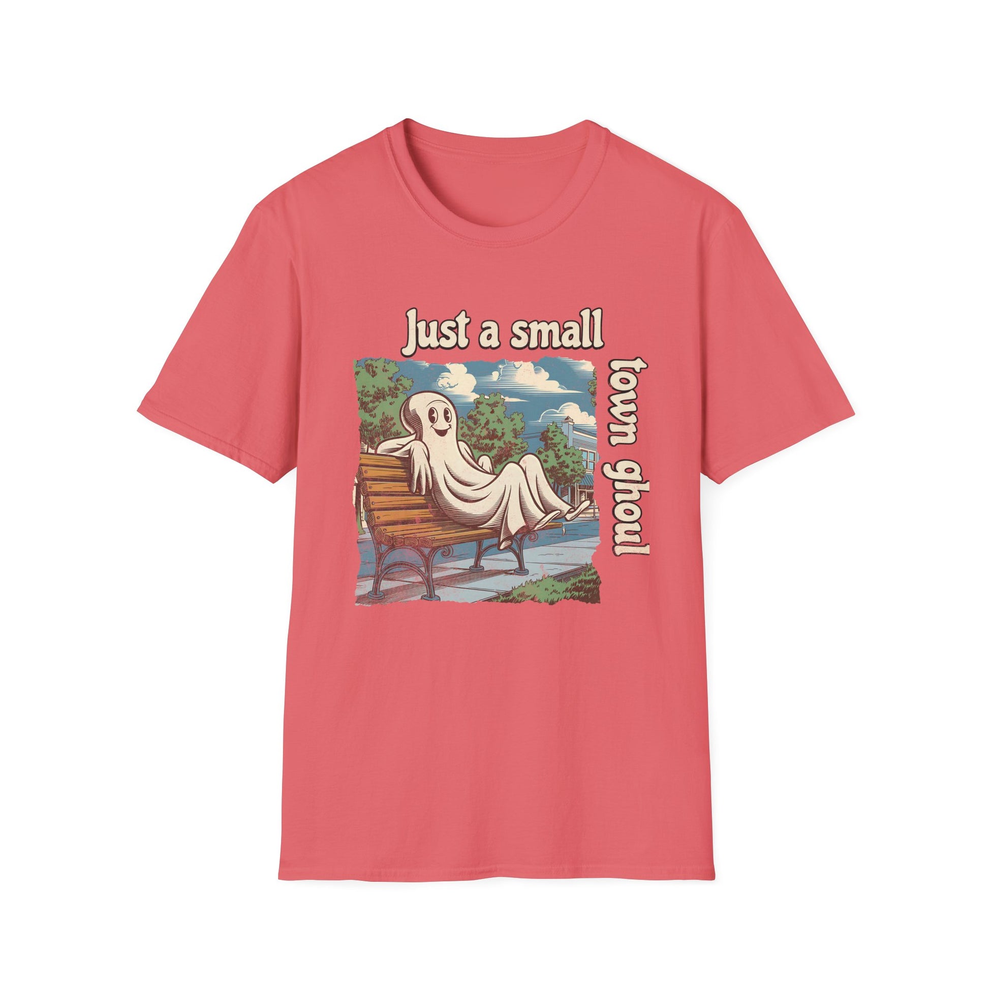 Just A Small Town Ghoul Funny Halloween Tee, Unisex T-Shirt XS-5XL