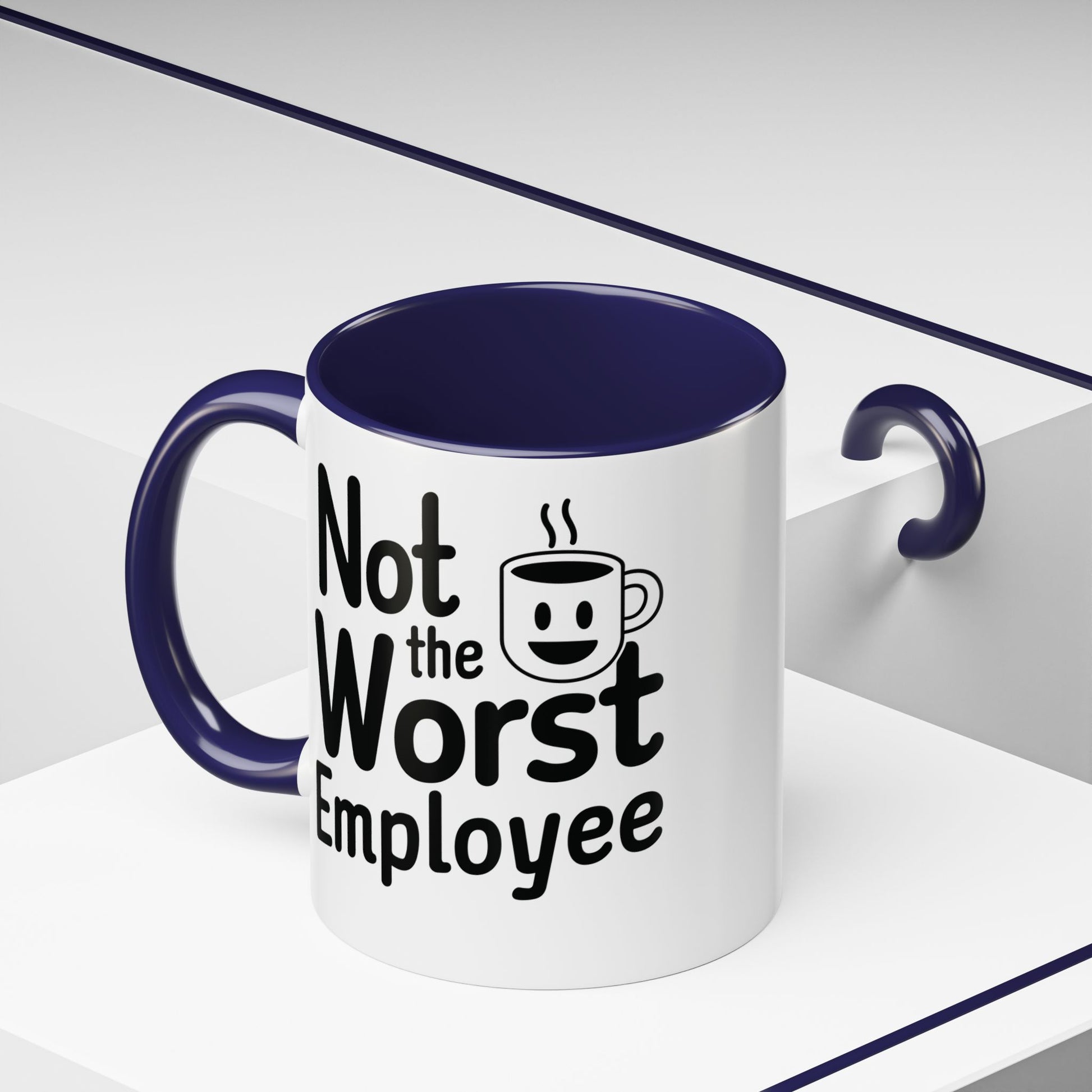 “Not the Worst Employee” Mug — Celebrating Bare Minimum Excellence Since 1970-Something – 11 oz & 15 oz