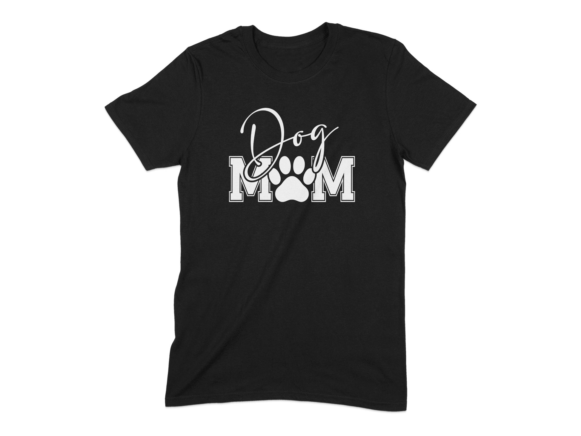 Dog Mom Paw Print Graphic T-Shirt product