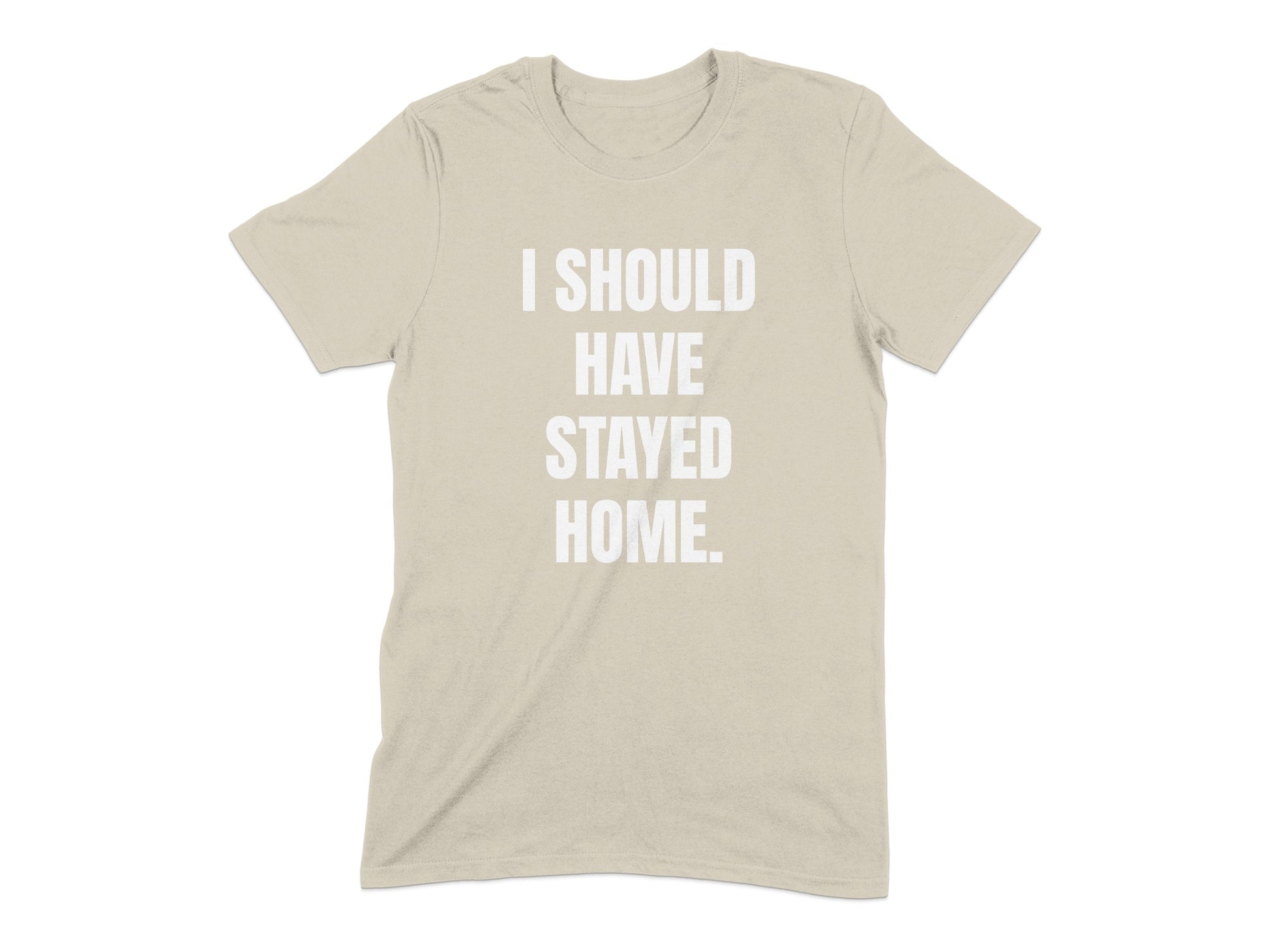 I Should Have Stayed Home Statement T-shirt product type