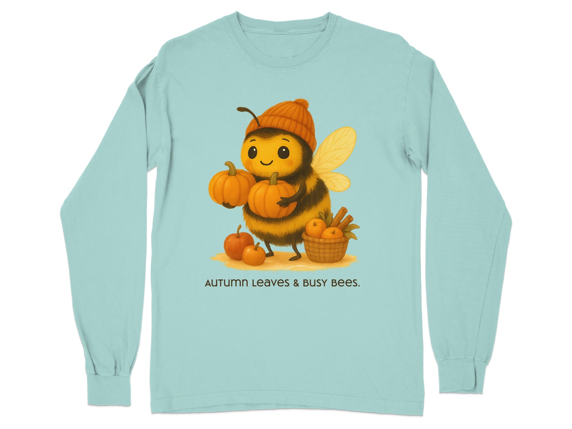 Autumn Leaves and Busy Bees Long Sleeve Shirt product type