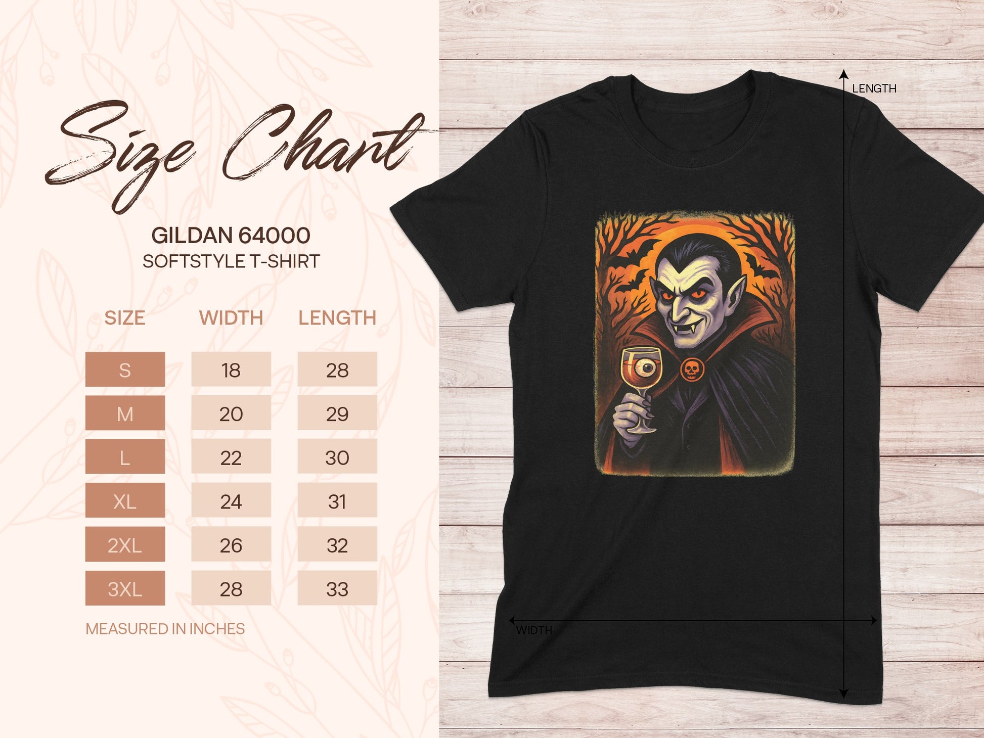 Vintage Vampire Graphic Novelty T Shirt product
