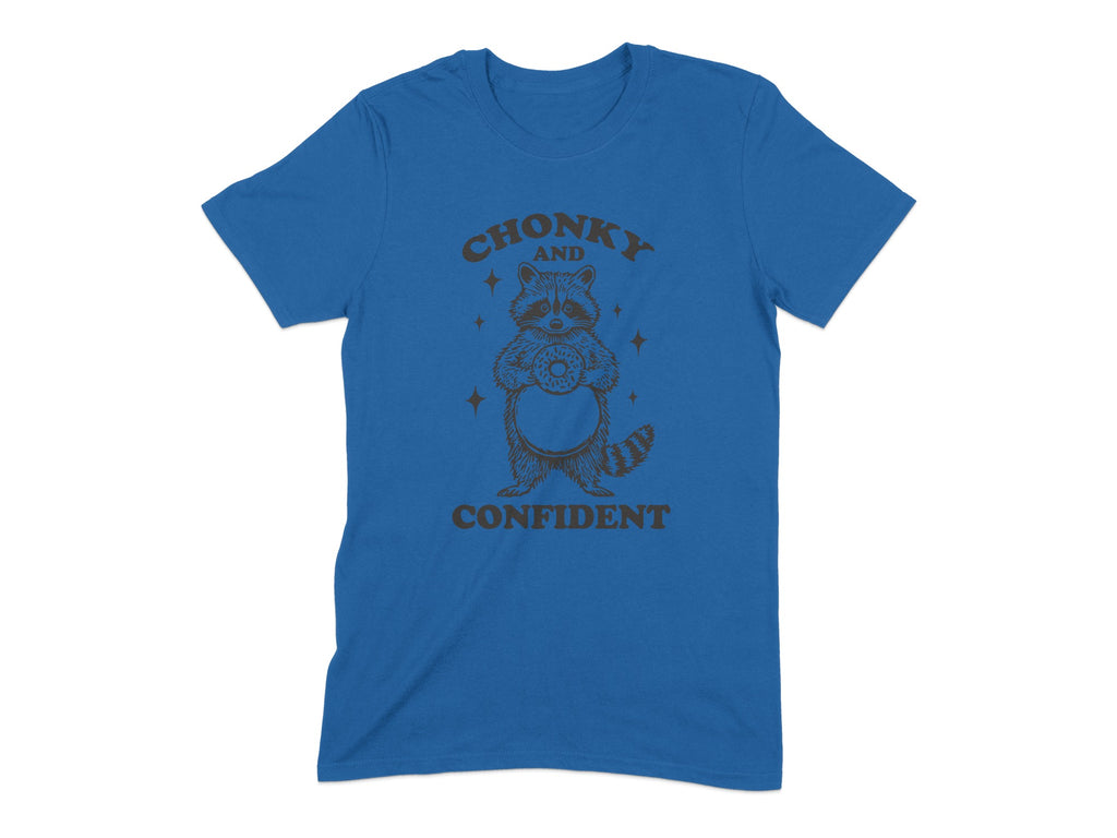 Chonky And Confident Graphic Teal T-shirt product