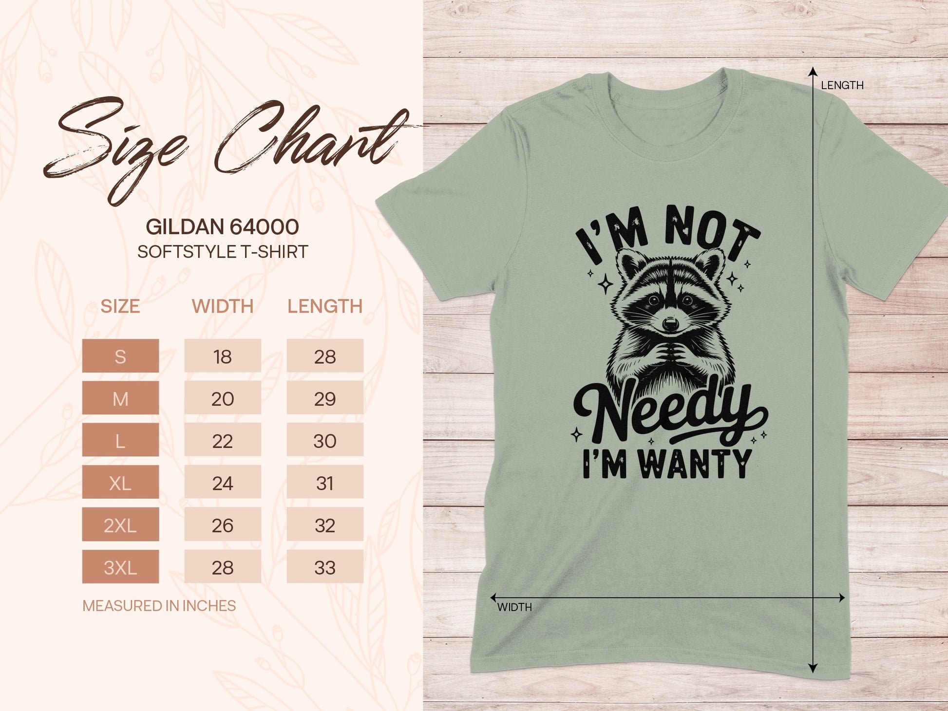 I'm Not Needy I'm Wanty Gildan 64000 T-Shirt product