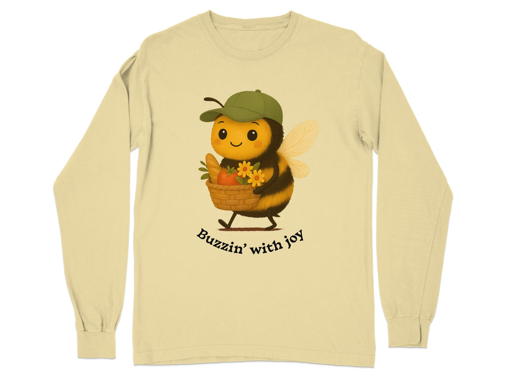 Buzzin' with joy cute graphic long sleeve shirt product