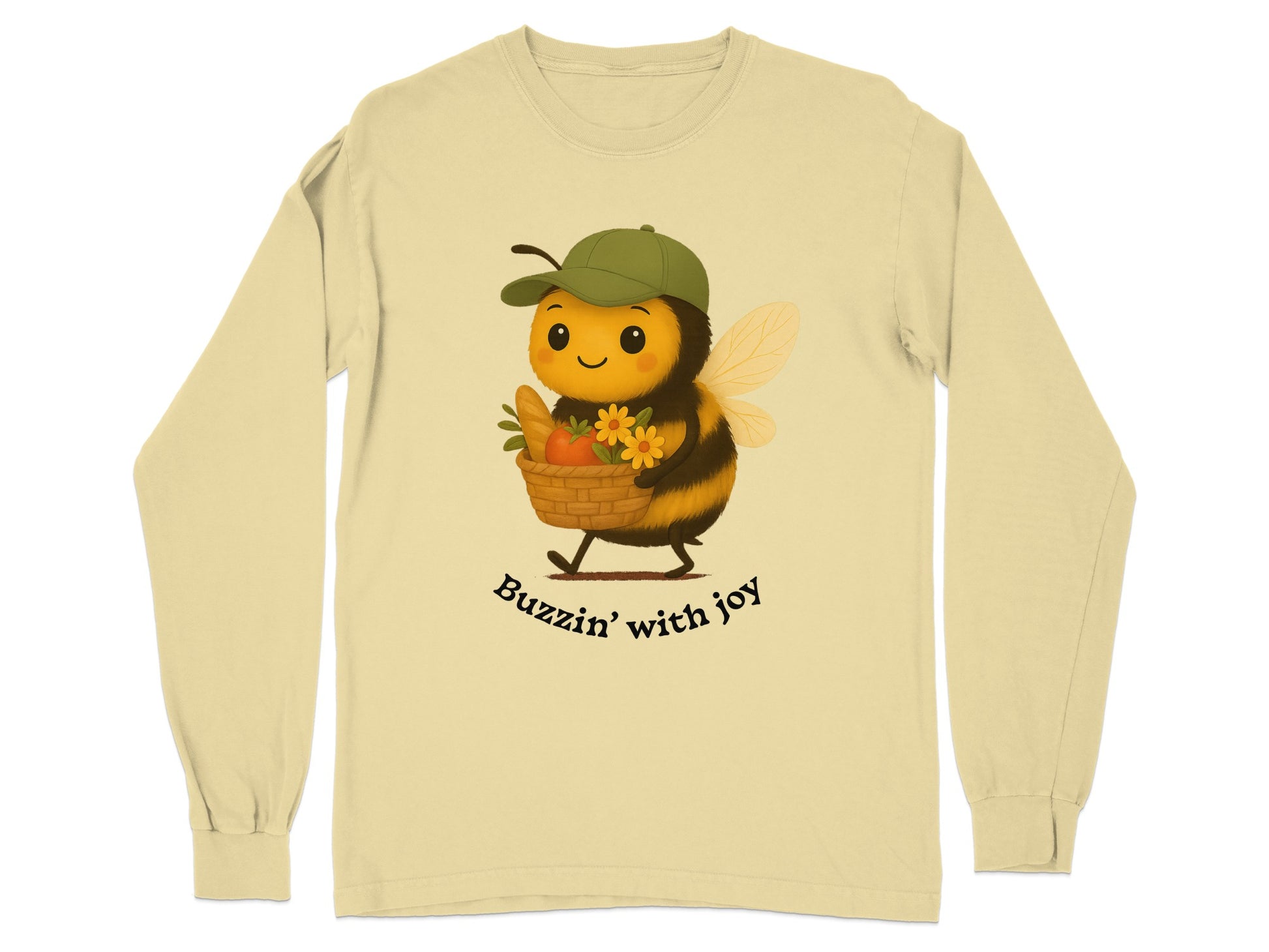 Buzzin' with joy cute graphic long sleeve shirt product