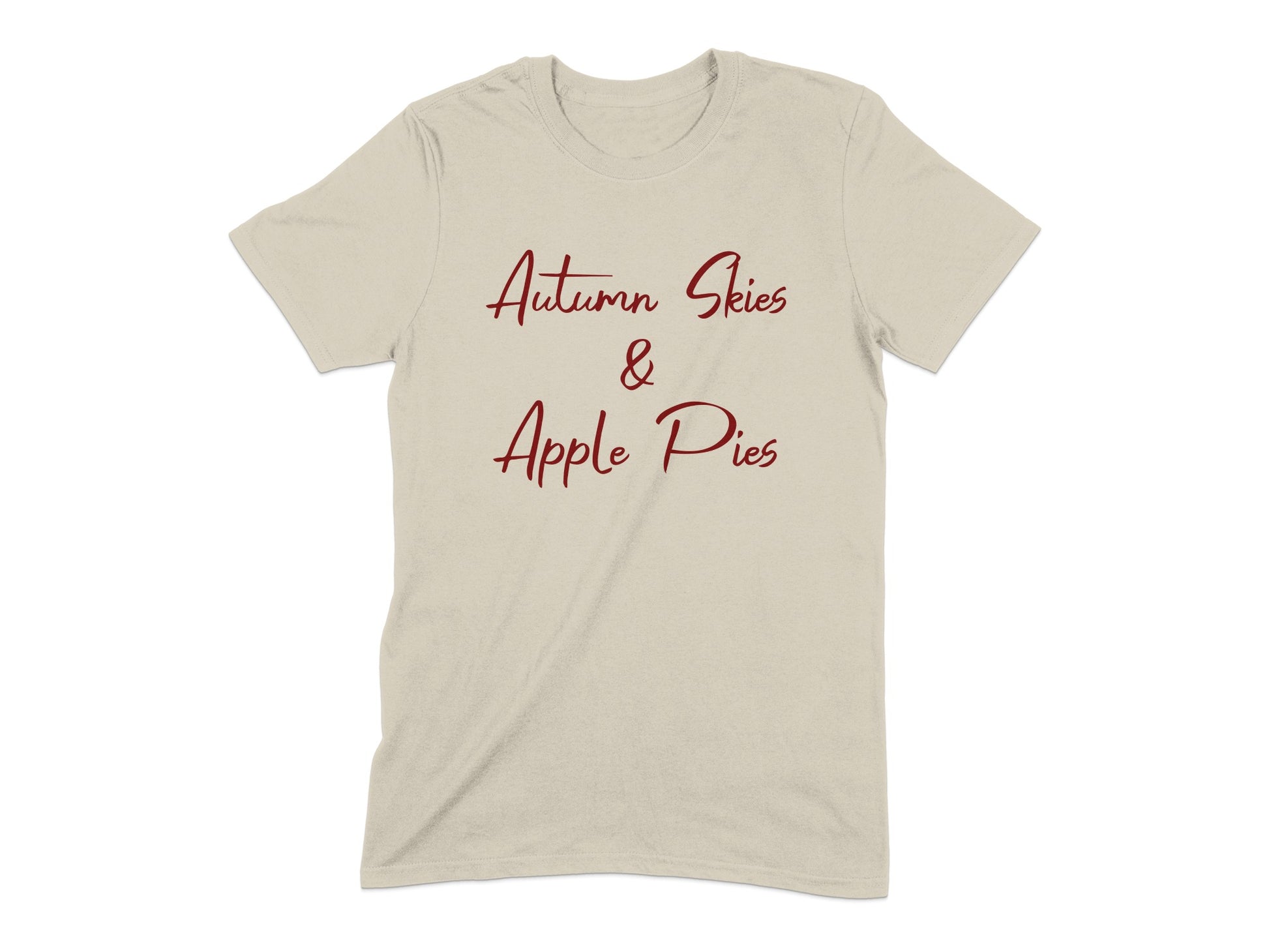 Autumn Skies and Apple Pies Graphic Tee product type