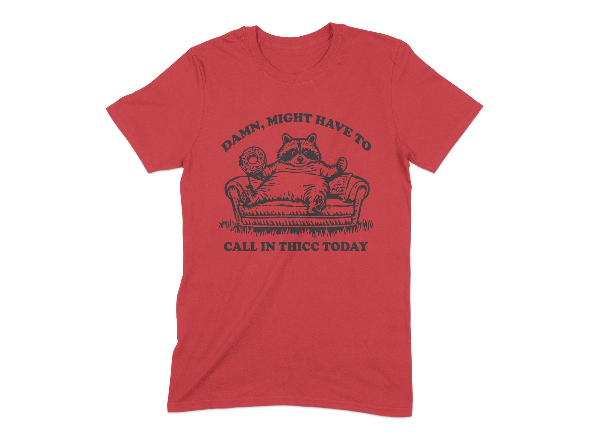 Call In Thicc Today Cat Graphic Tee product type