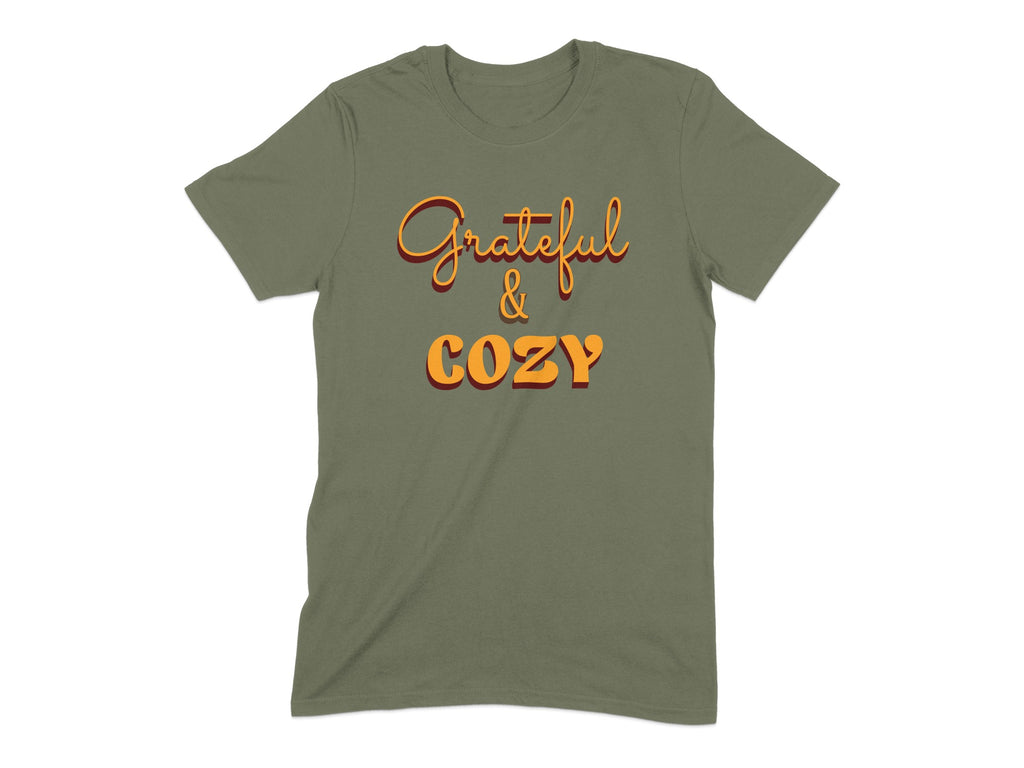 Grateful and Cozy Graphic Tee Vintage Style product