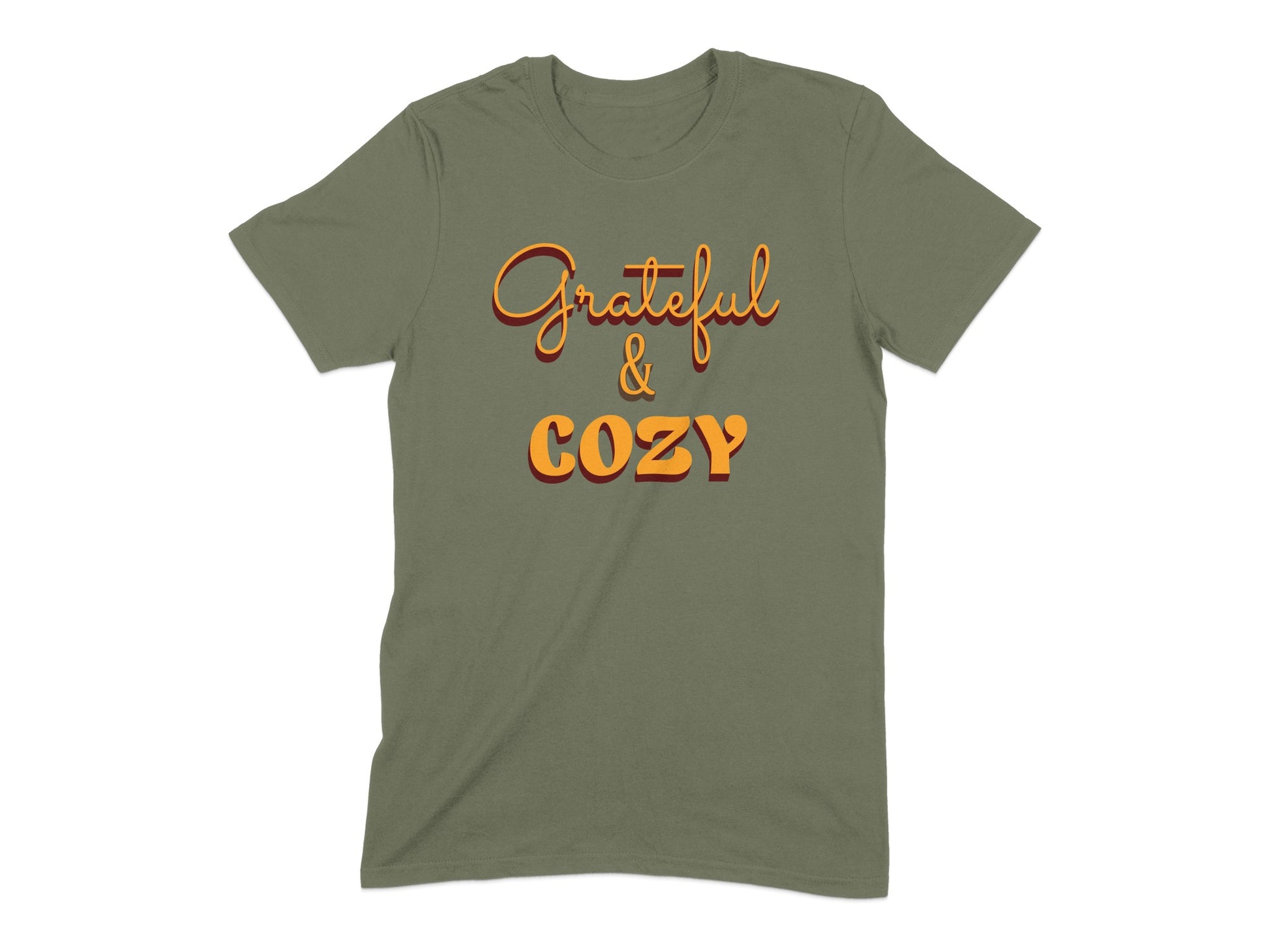 Grateful and Cozy Graphic Tee Vintage Style product