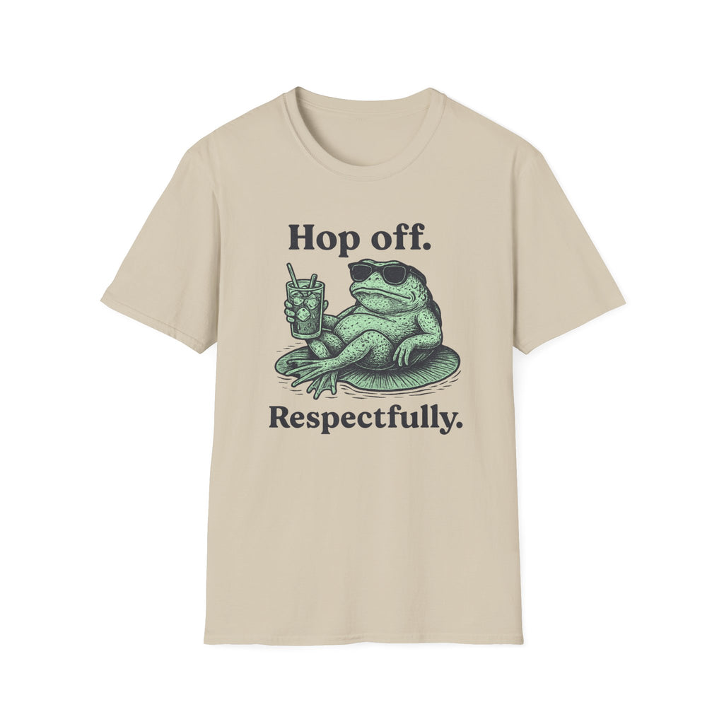 Funny Frog Quote Unisex Softstyle T-Shirt