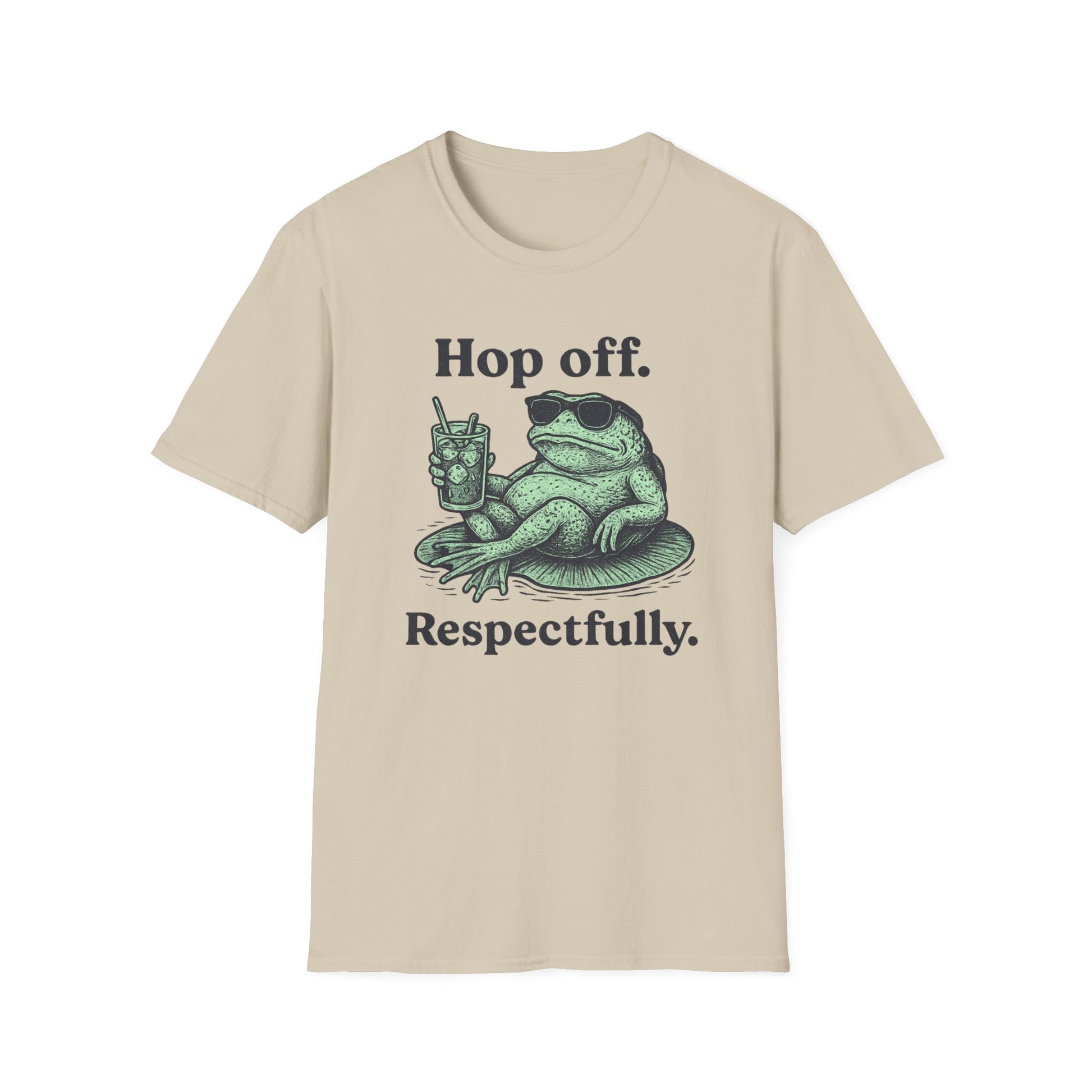 Funny Frog Quote Unisex Softstyle T-Shirt