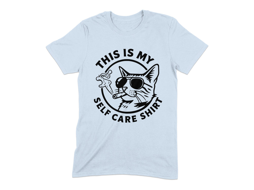 This is My Self Care Shirt Cat Graphic Tee Shirt product type