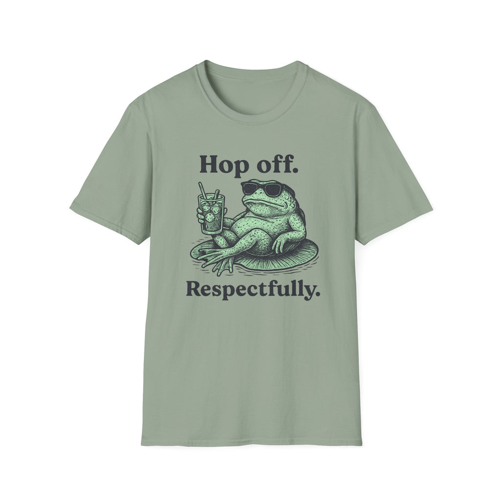 Funny Frog Quote Unisex Softstyle T-Shirt