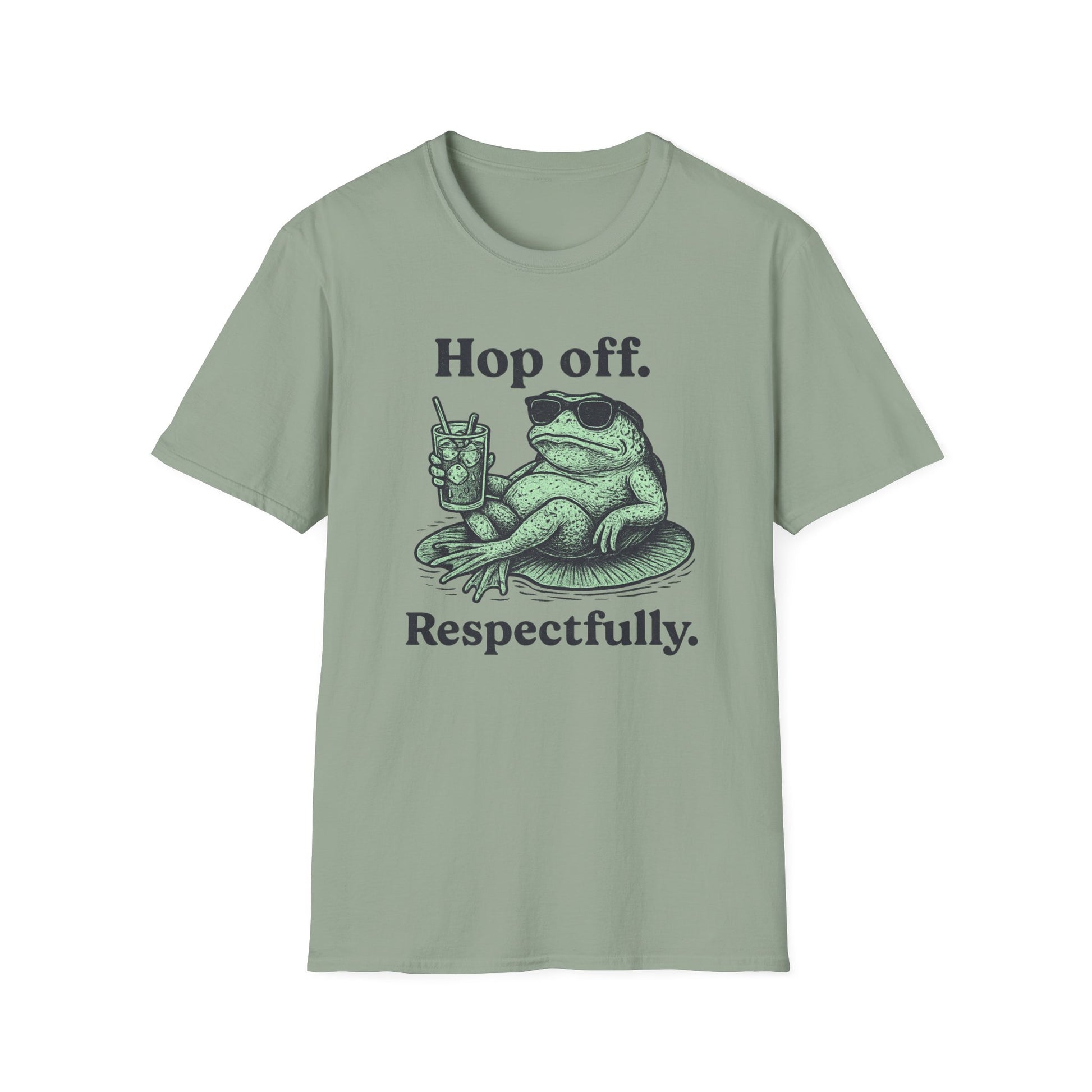 Funny Frog Quote Unisex Softstyle T-Shirt
