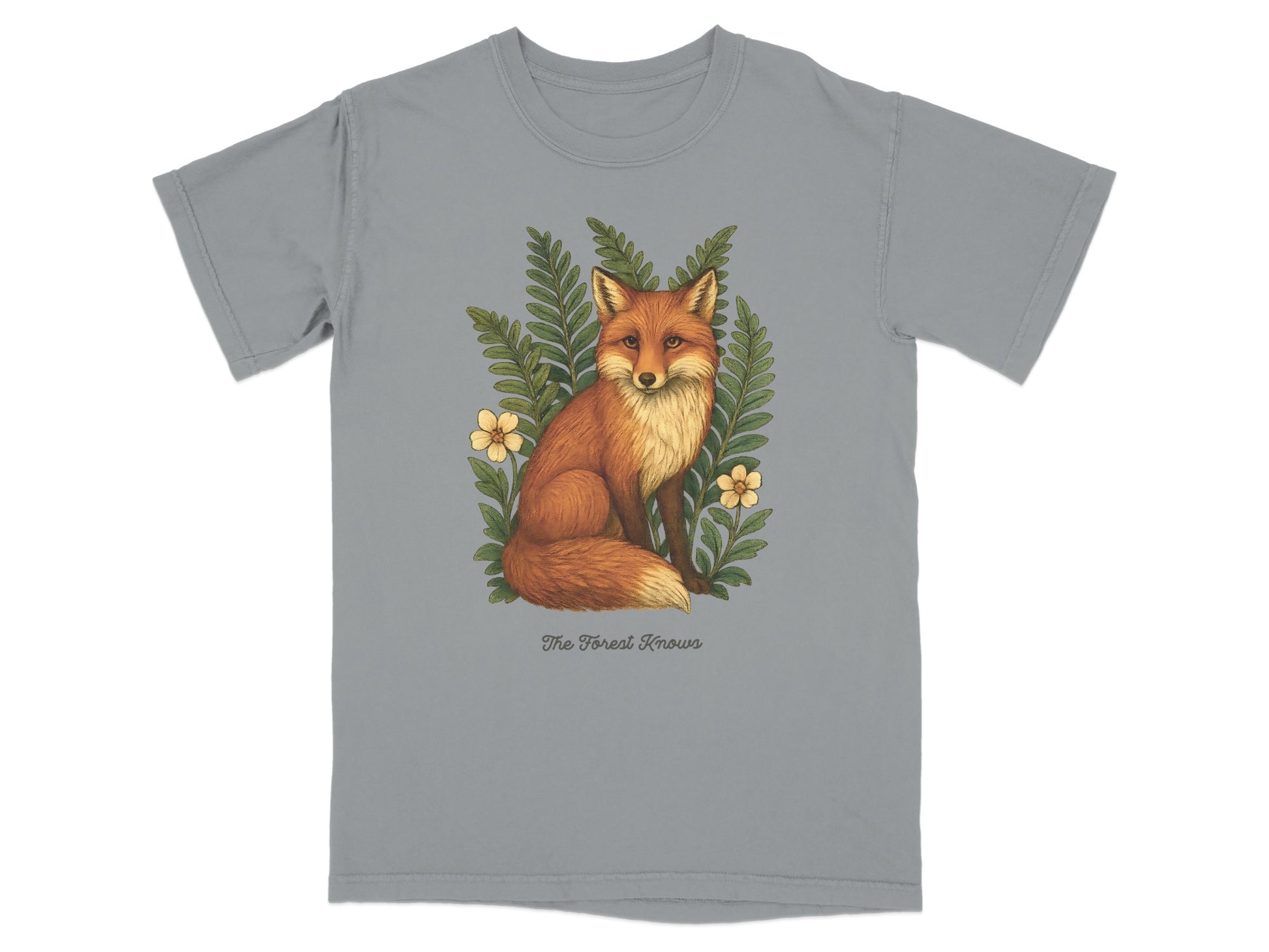 The Forest Knows Fox Graphic Tee Shirt product