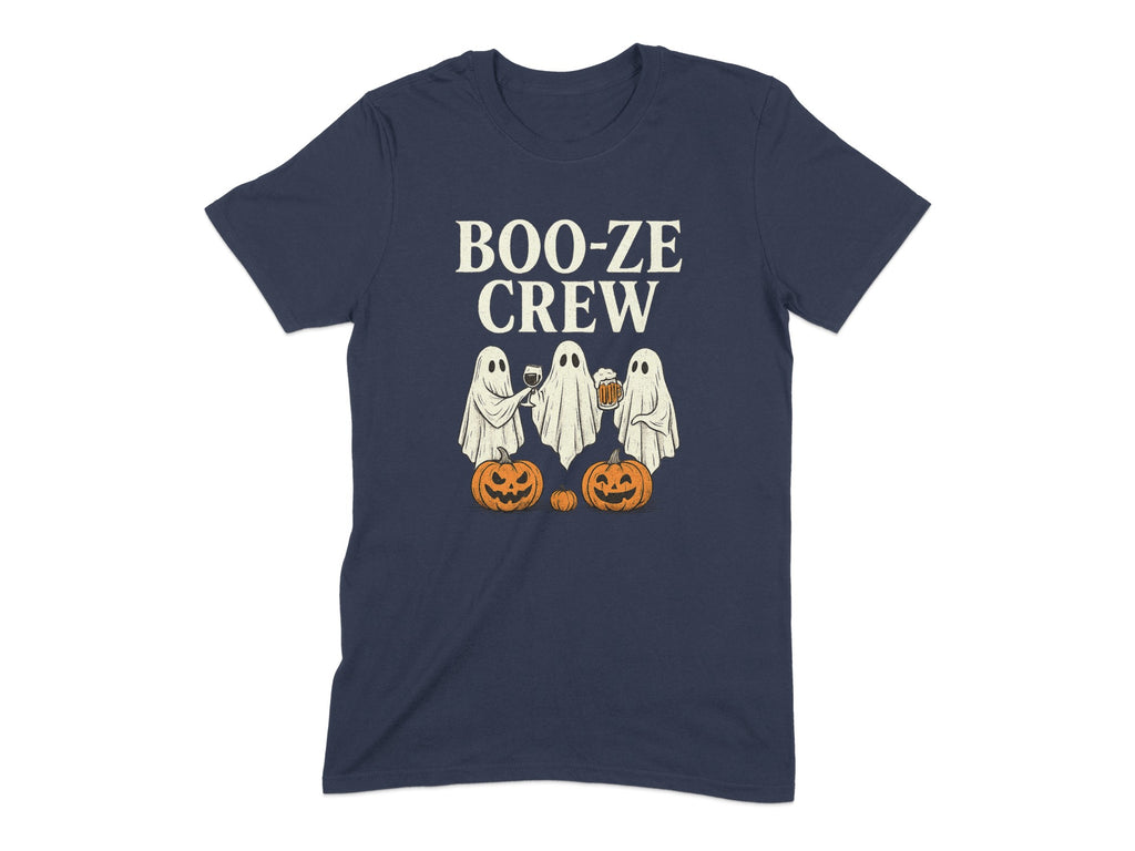 Boo-ze Crew Halloween Ghosts Graphic Shirt product type