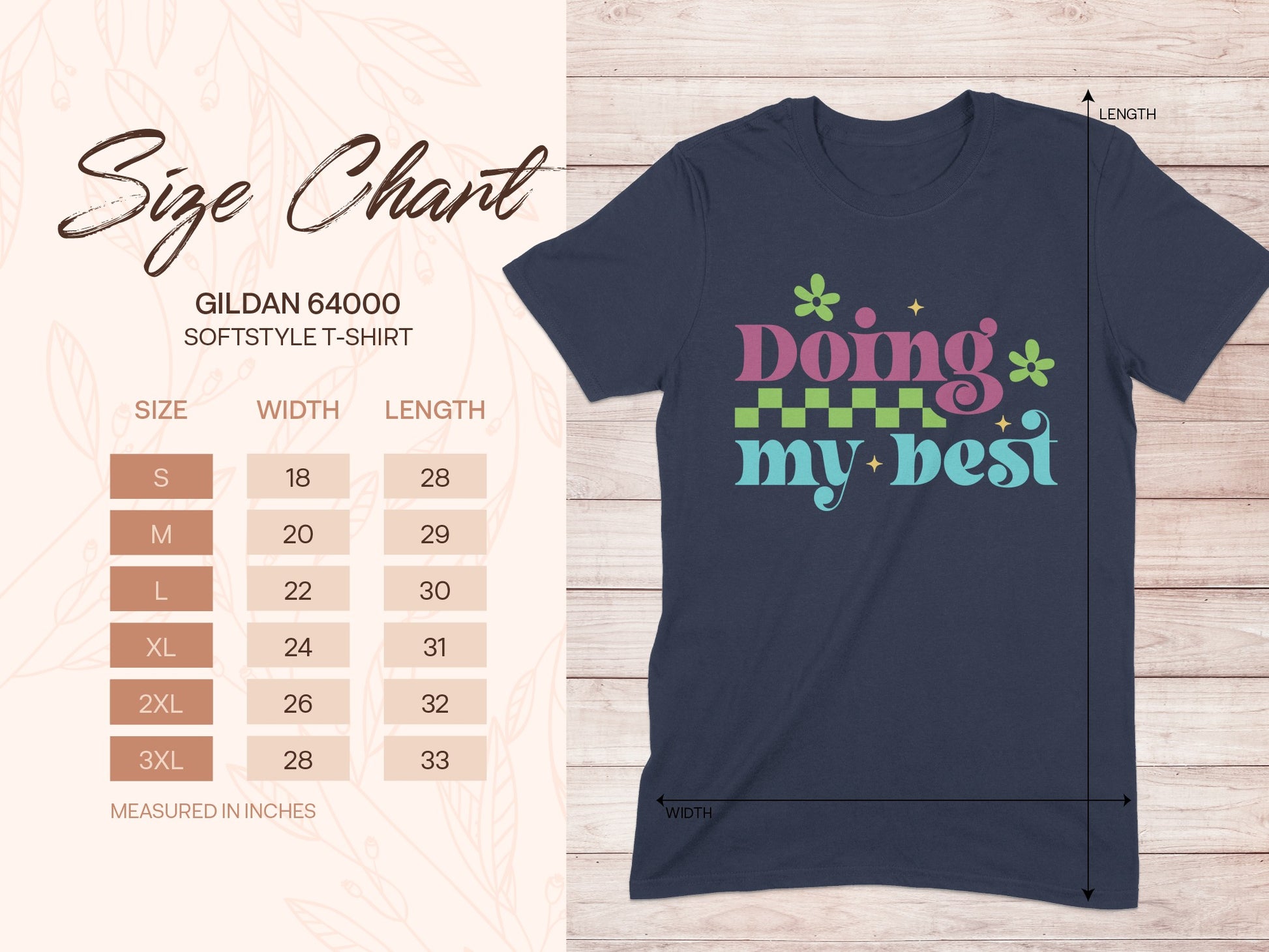 Doing My Best Graphic Tee Shirt apparel product