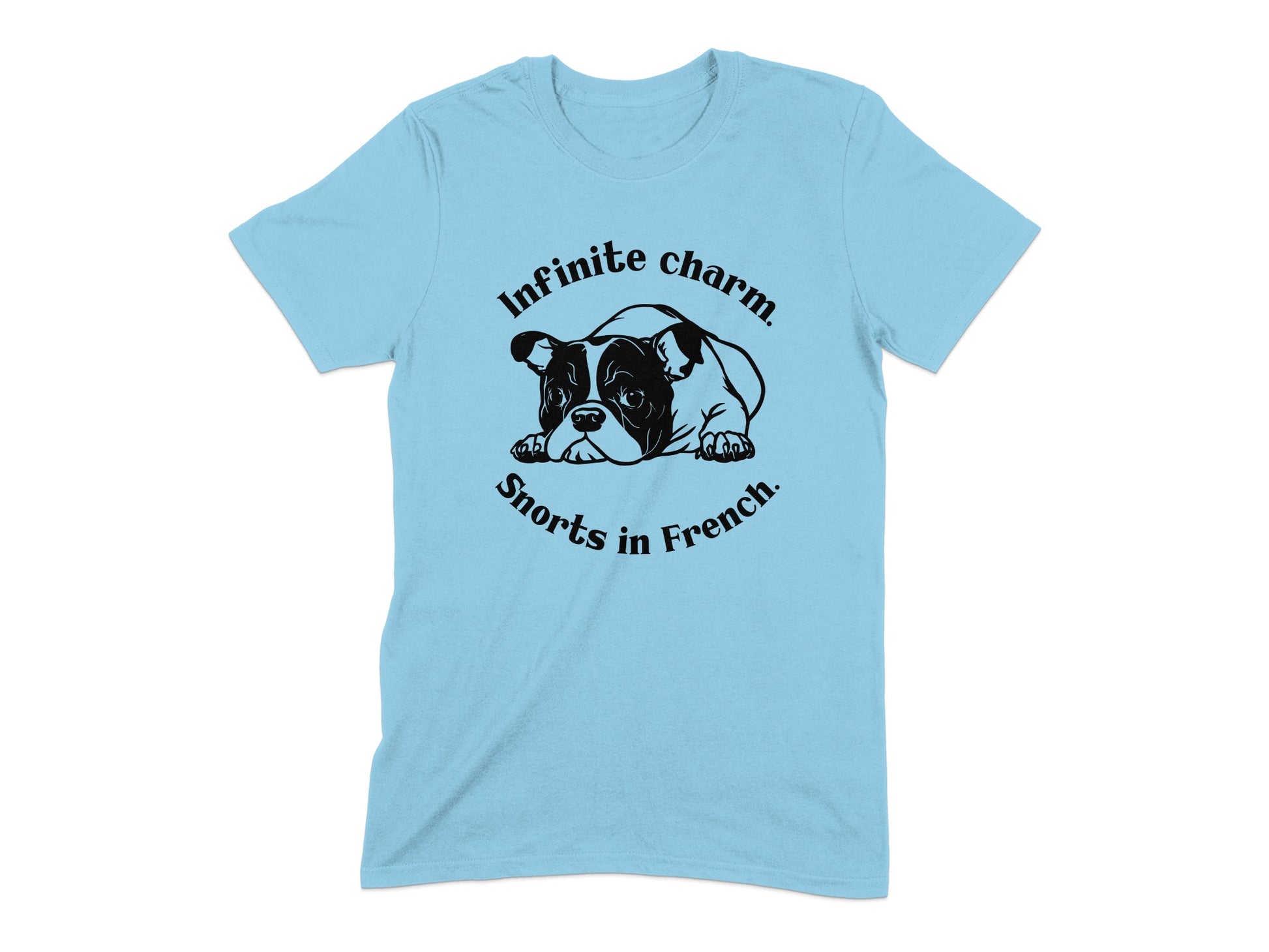 Infinite Charm Snorts in French Dog T-shirt product