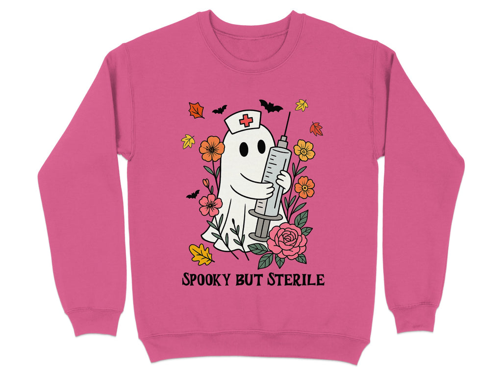 Spooky But Sterile Halloween Nurse Ghost Sweatshirt product