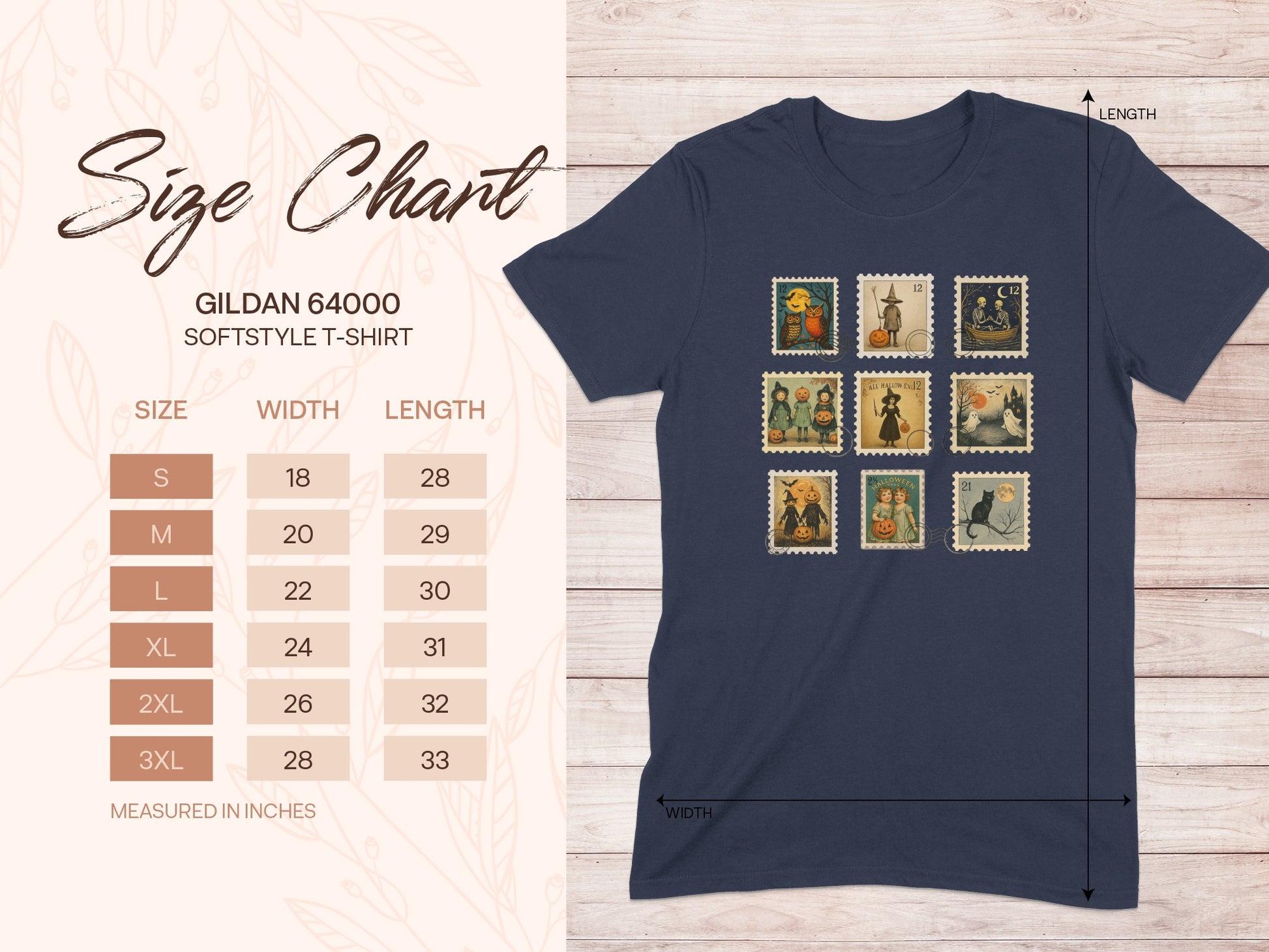 Retro Postage Stamp Print Graphic T Shirt product type
