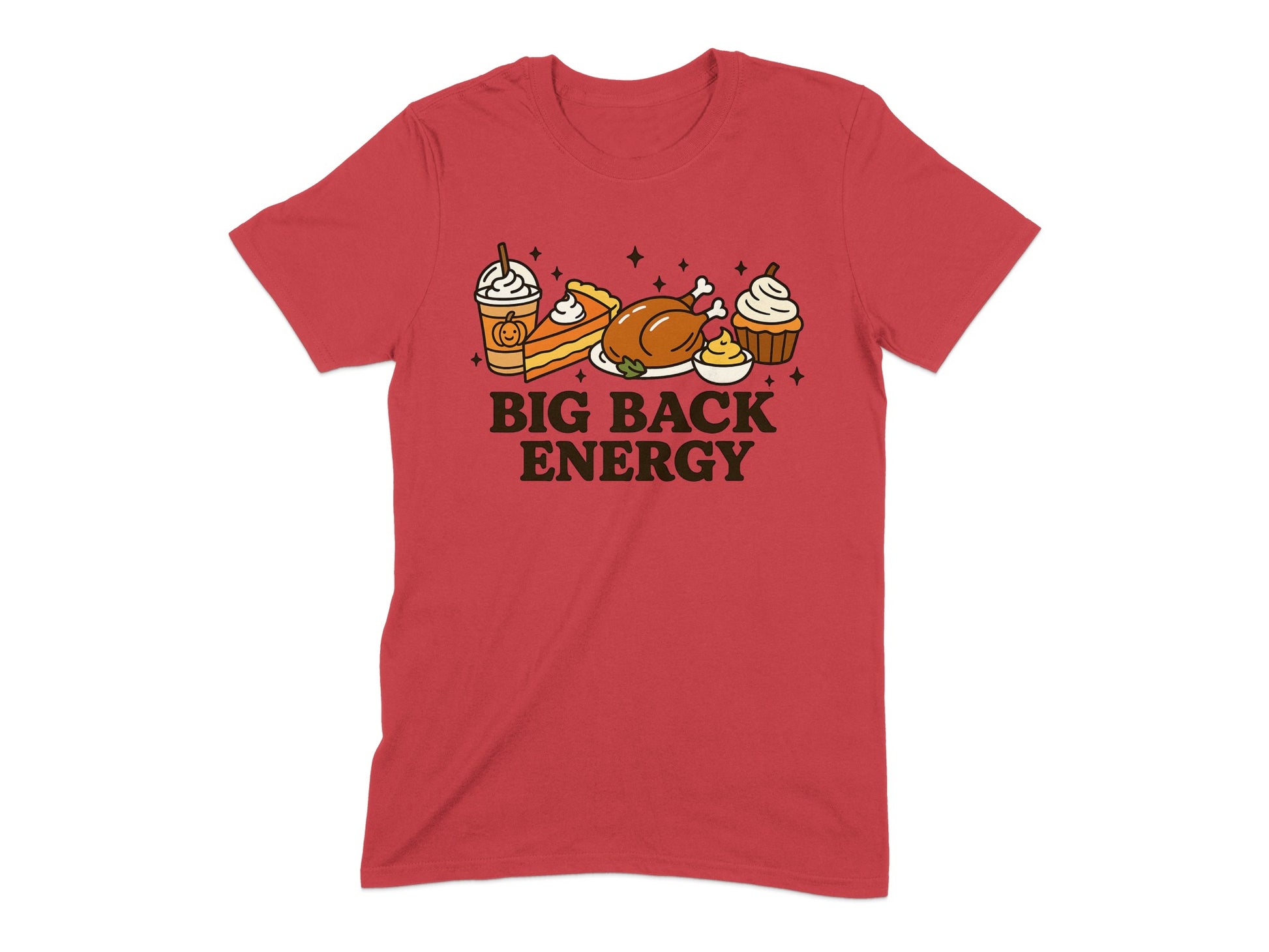 Big Back Energy Thanksgiving Feast Shirt product type