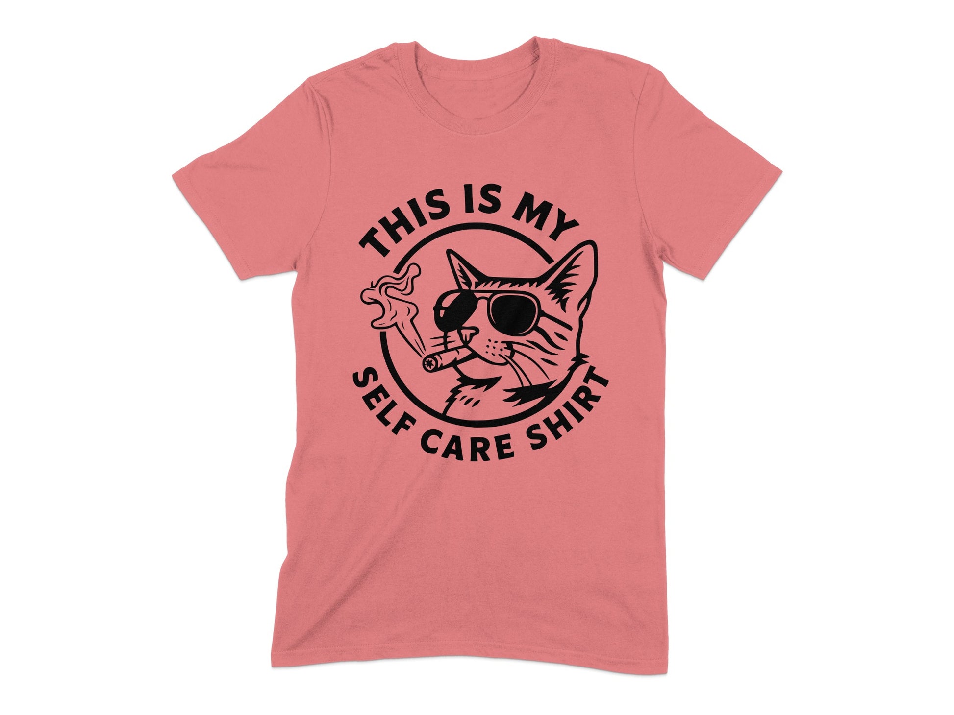 This is My Self Care Shirt Chill Cat Graphic product type