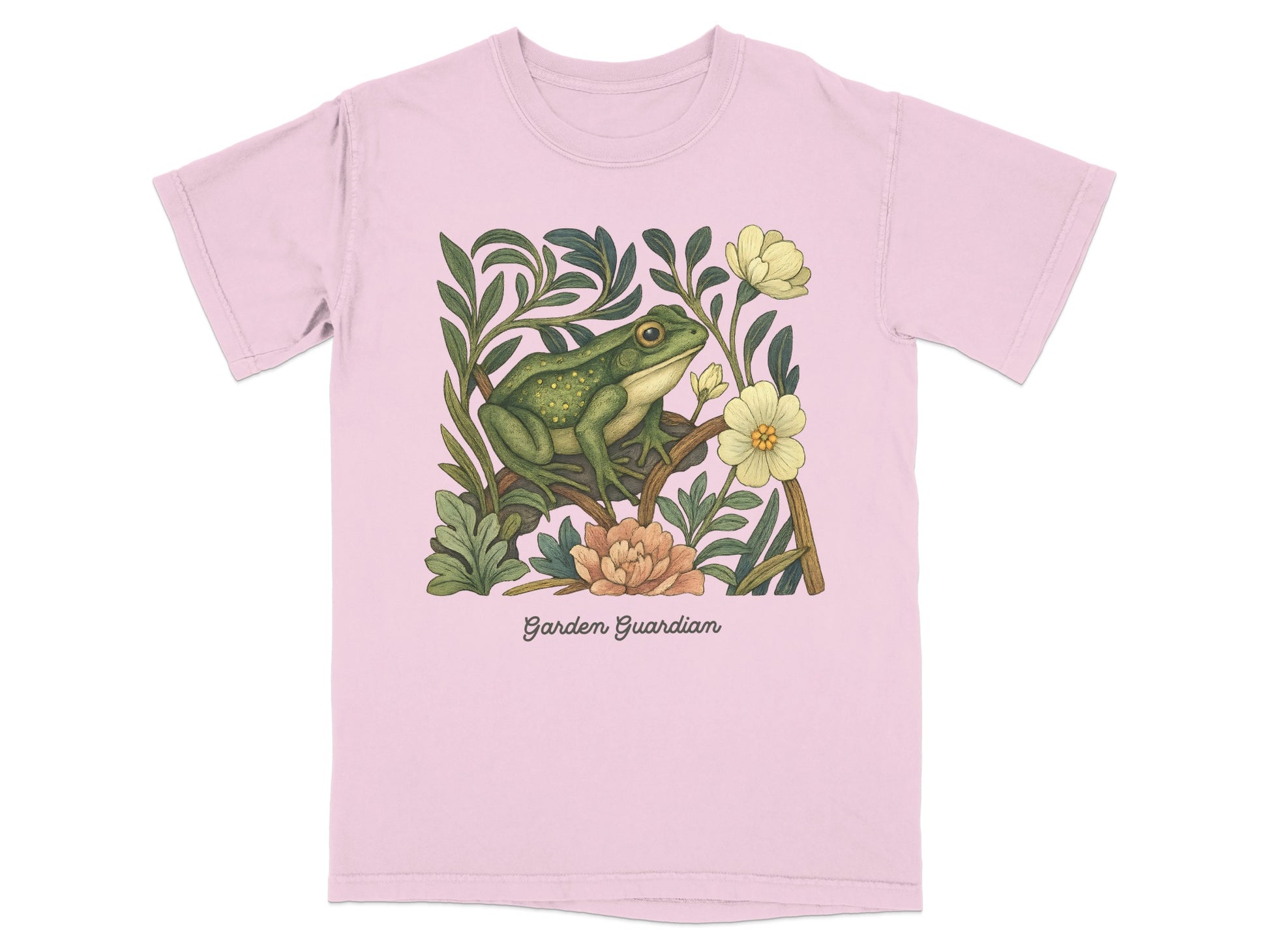 Garden Guardian Frog Artwork T-Shirt product type