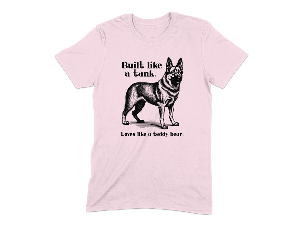 Built Like a Tank Cute German Shepherd T-shirt product type